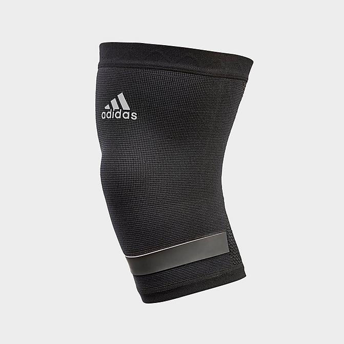 [angle] view of adidas Aeroready Performance Climacool Knee Support in Black Click to zoom