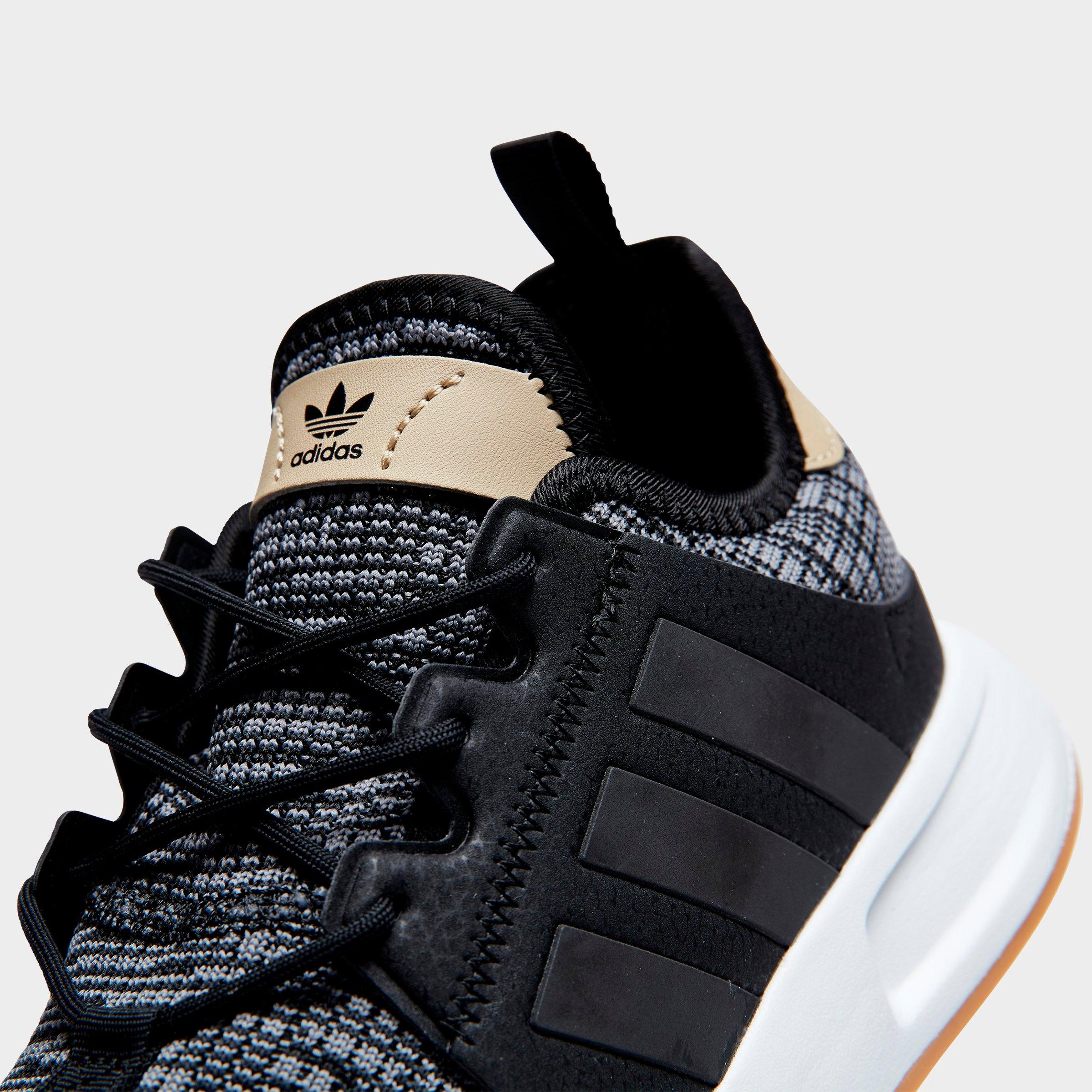 adidas x_plr knit black & gum shoes