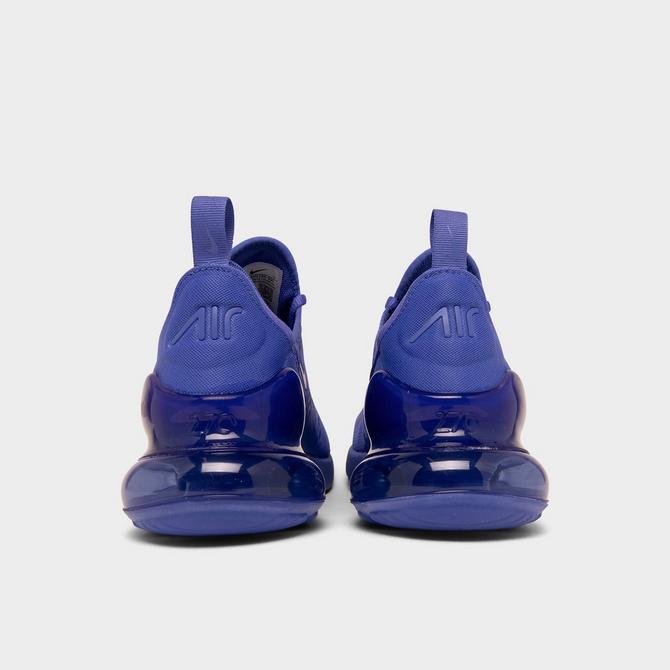 Nike air max 270 shop navy blue women's running shoes