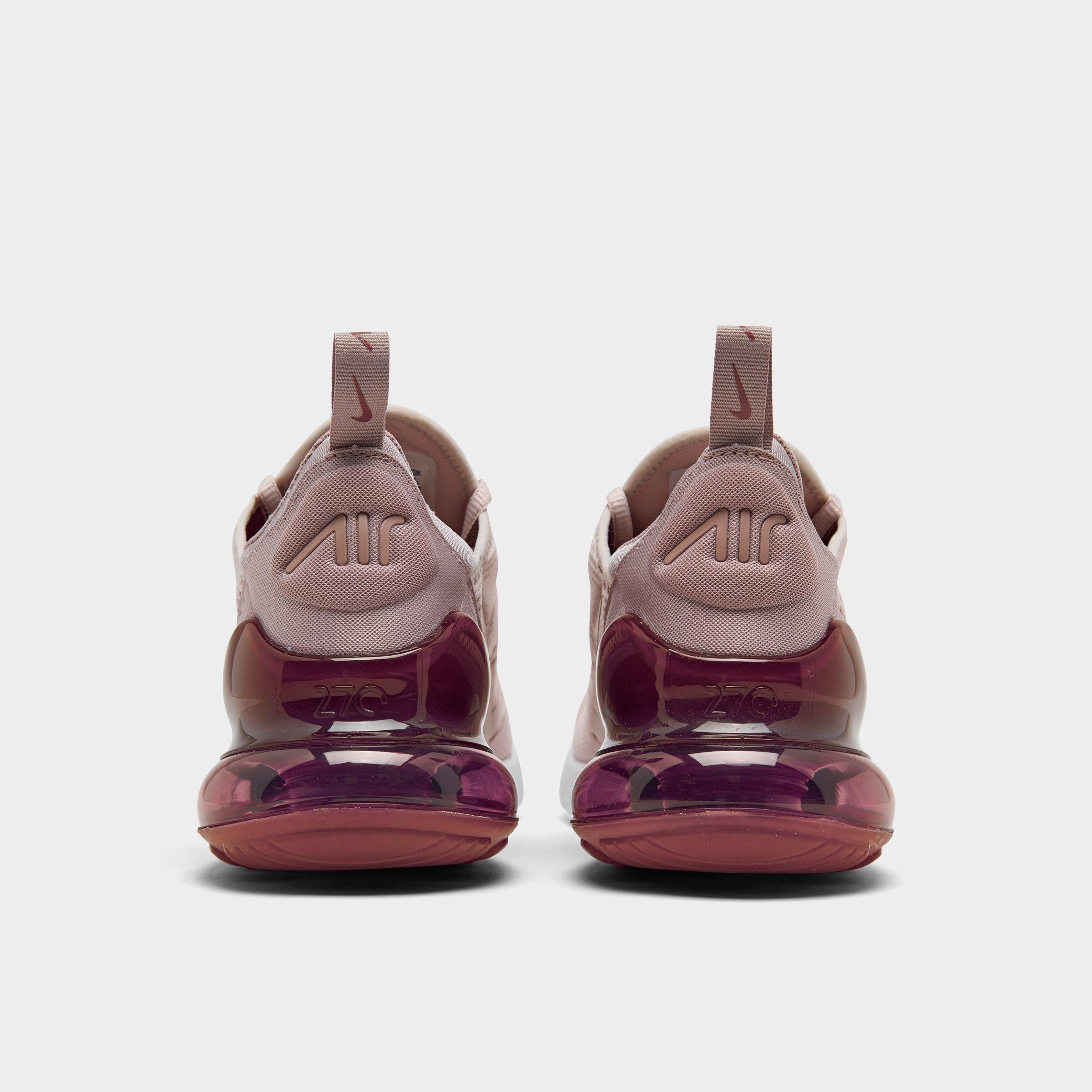 nike women's air max 270 shoes burgundy