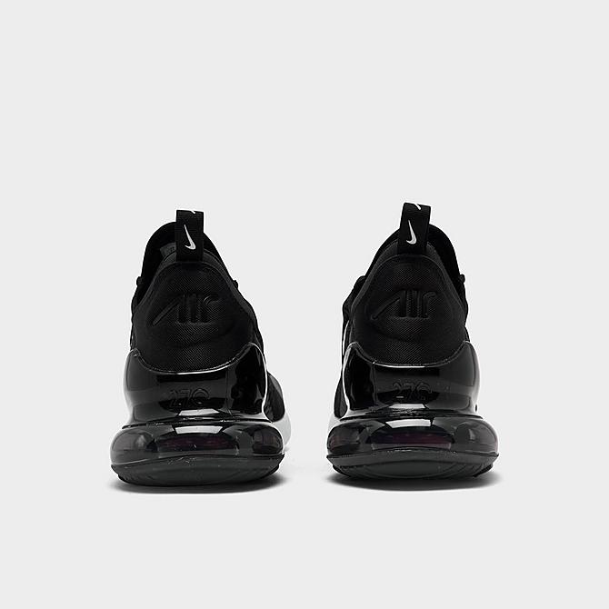 Left view of Men's Nike Air Max 270 Casual Shoes in Black/Anthracite/White/Solar Red Click to zoom