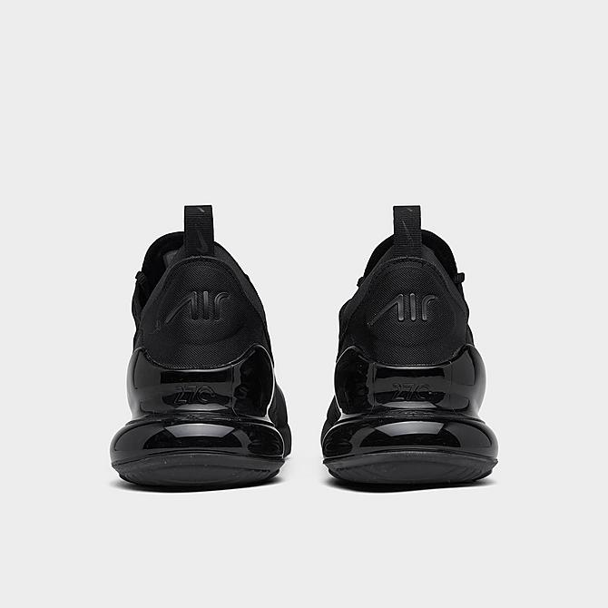 Left view of Men's Nike Air Max 270 Casual Shoes in Black/Black/Black Click to zoom