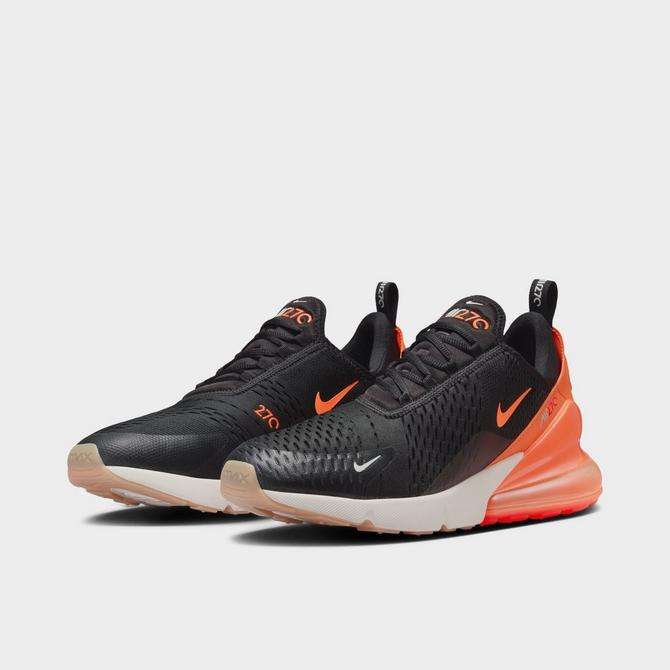 Nike Men s Air Max 270 Black Total Orange Bright Crimson 8