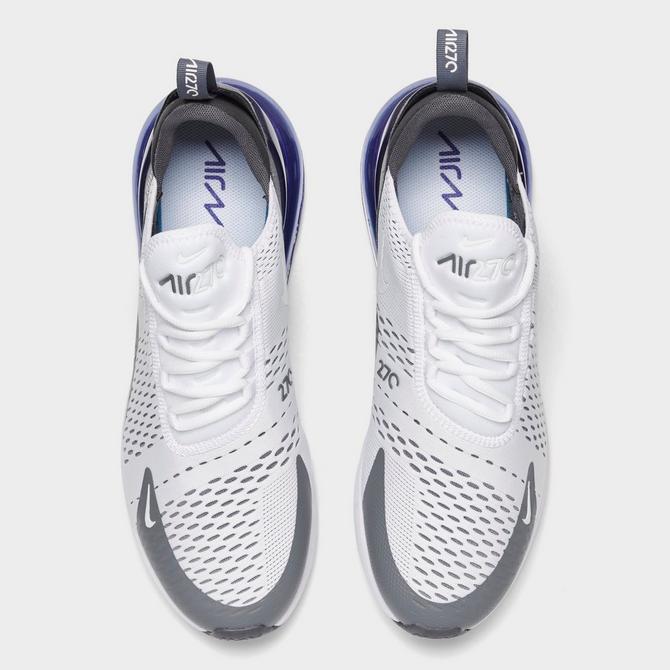 Air max 27 on sale white and silver