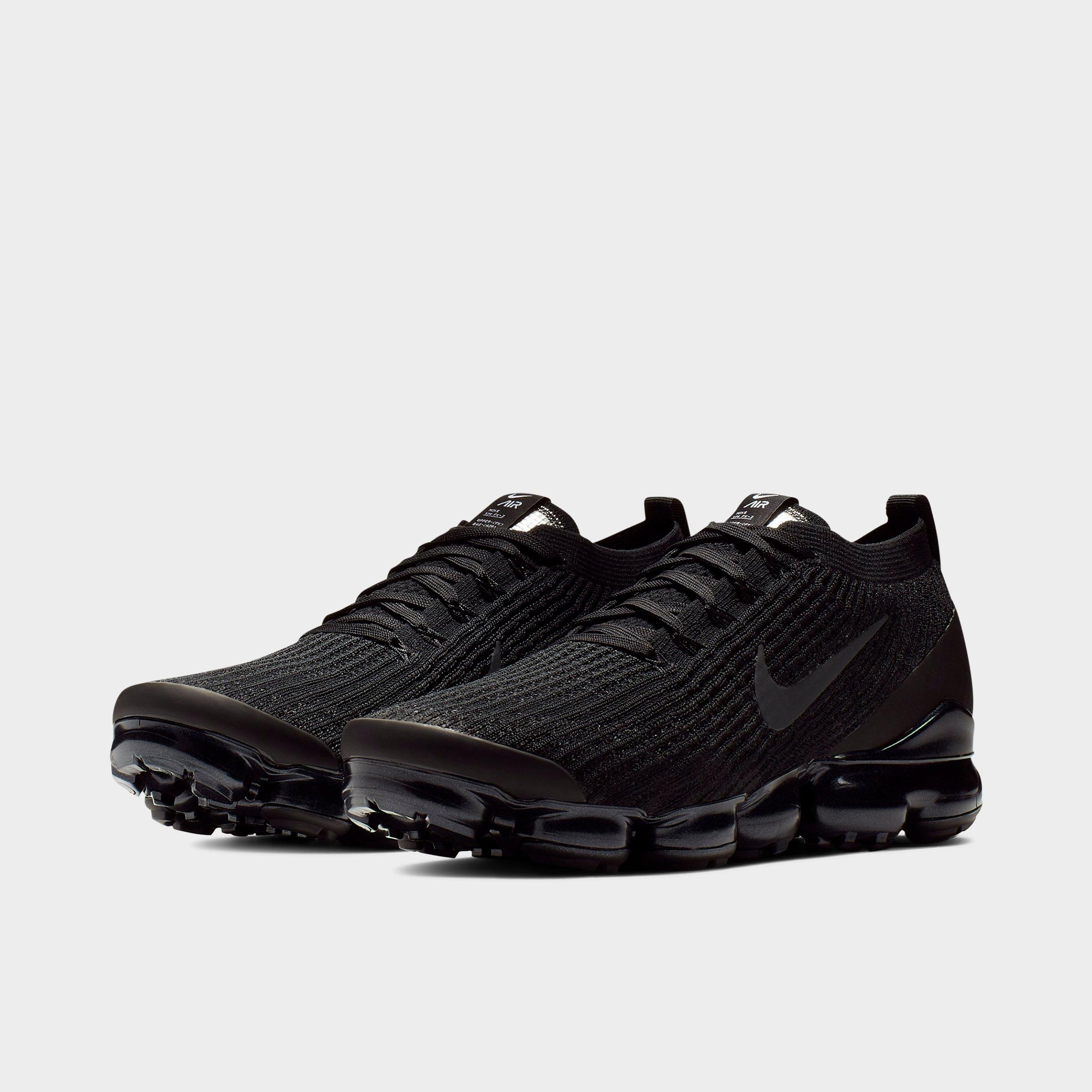 black air vapormax flyknit 3