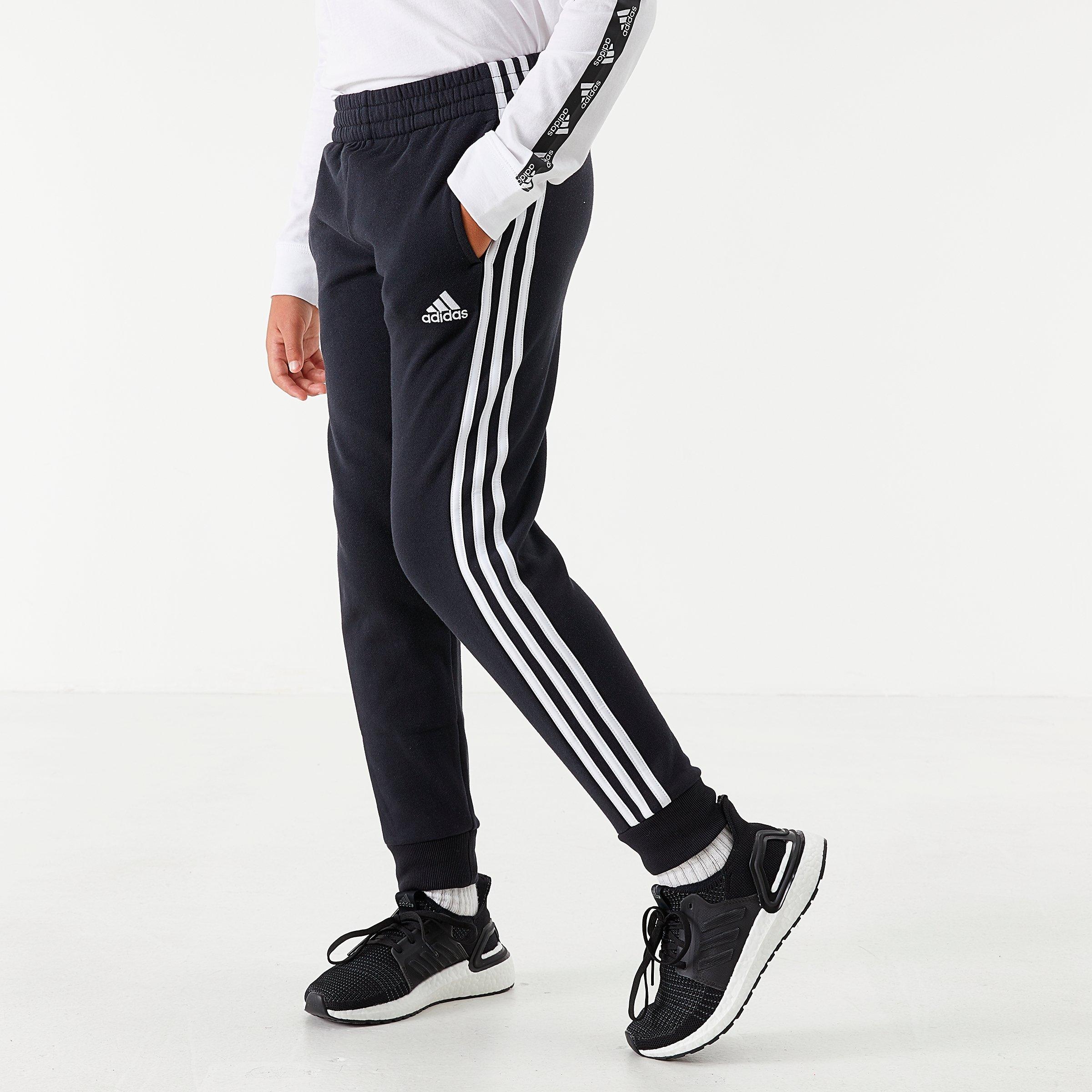 adidas fleece pants boys