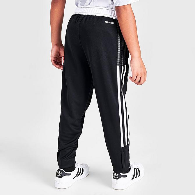 Back Left view of Little Kids' adidas Tiro 21 Pants in Black Click to zoom