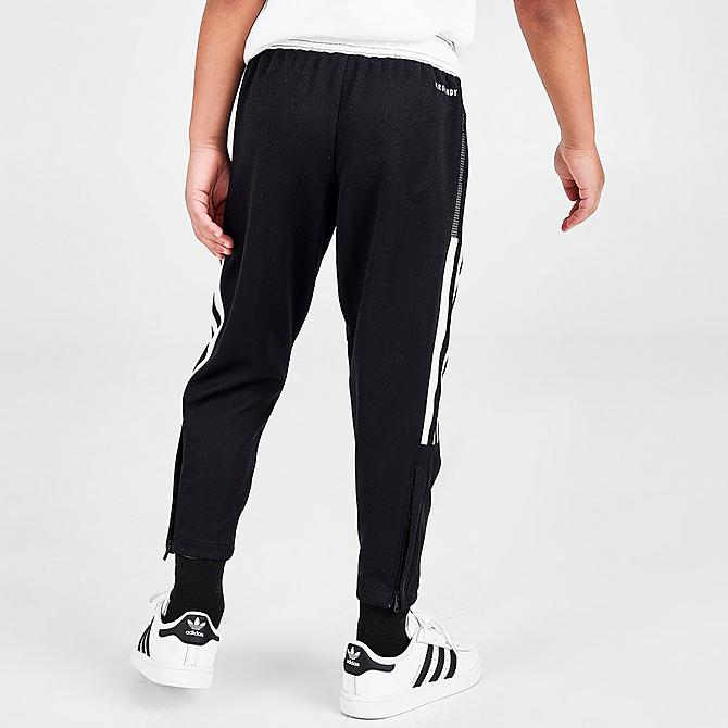 Back Right view of Kids' Toddler adidas Tiro 21 Pants in Black Click to zoom