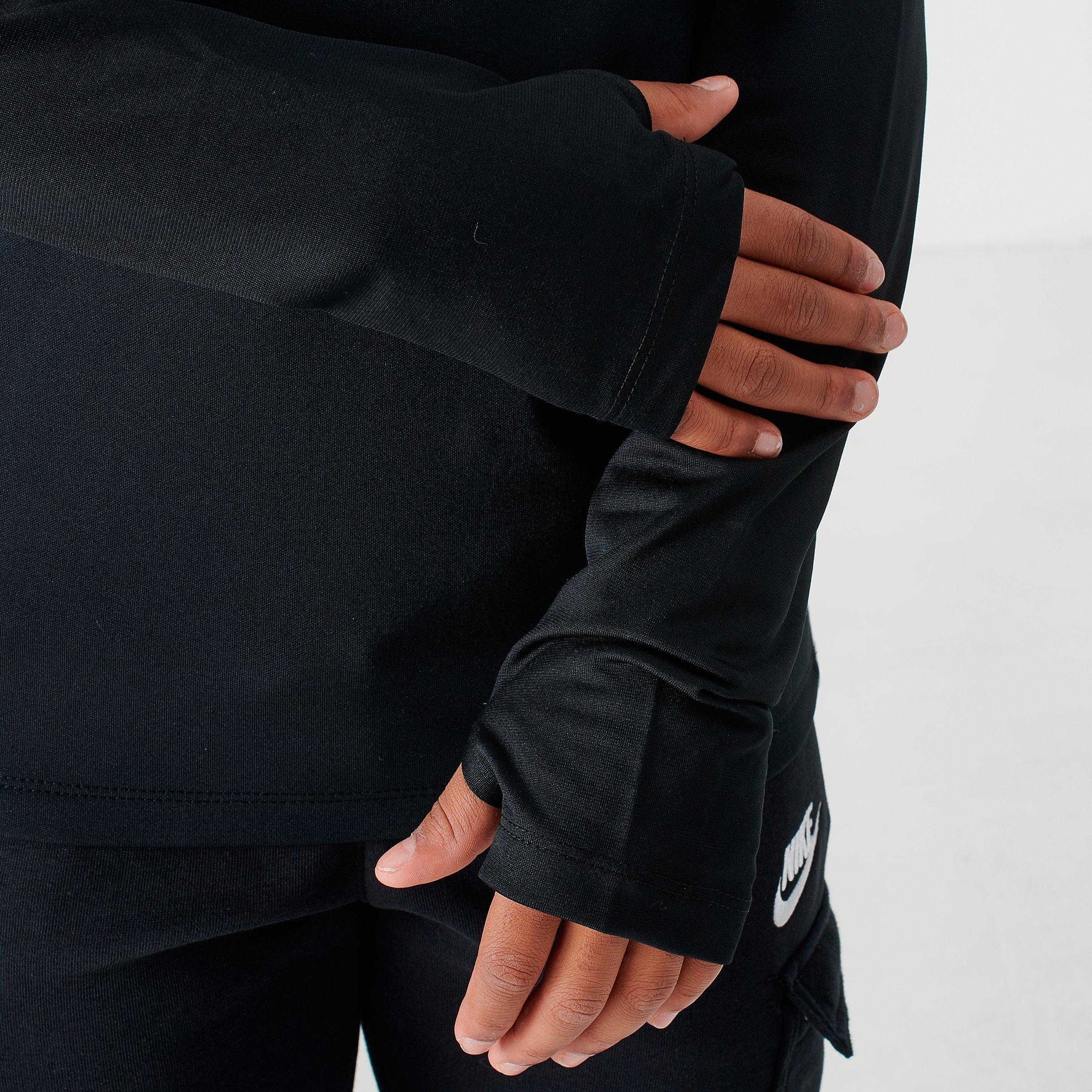 nike academy half zip top