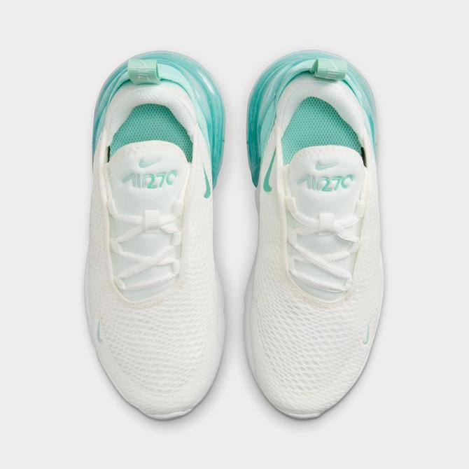 Air max 270 hot sale white and turquoise