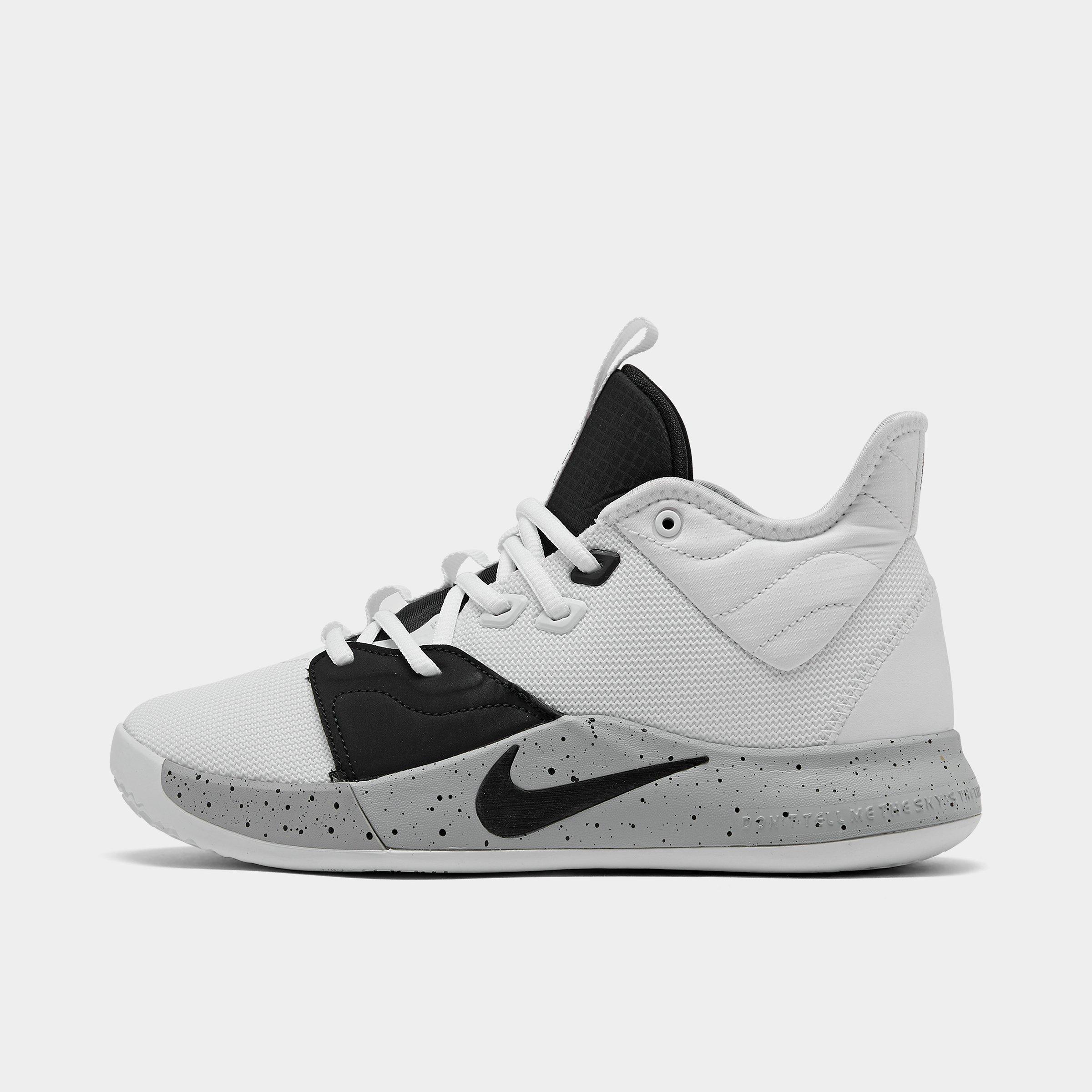 nike pg 3 all white