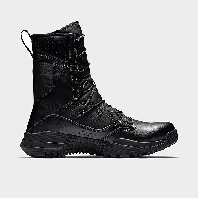 Front view of Men's Nike SFB 8-inch Field Boots in Black/Black Click to zoom