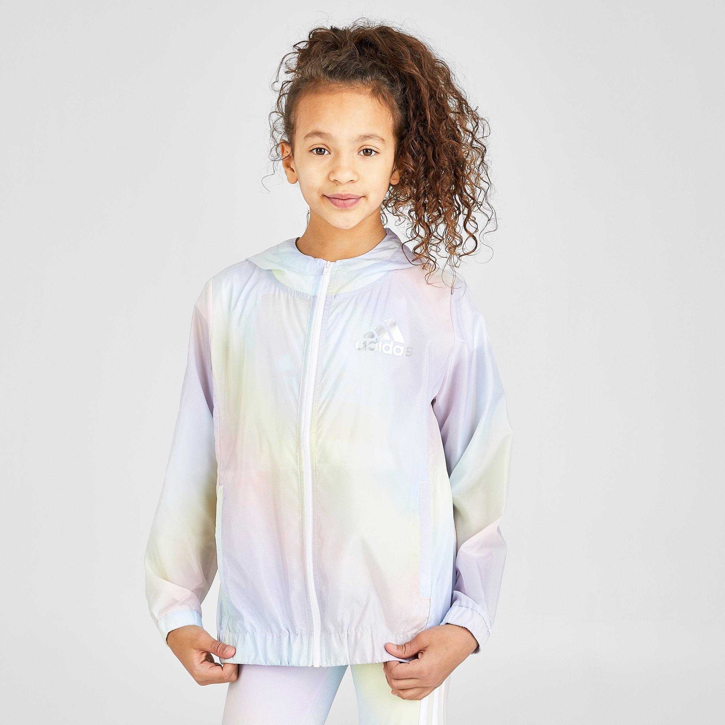 girls adidas zip up