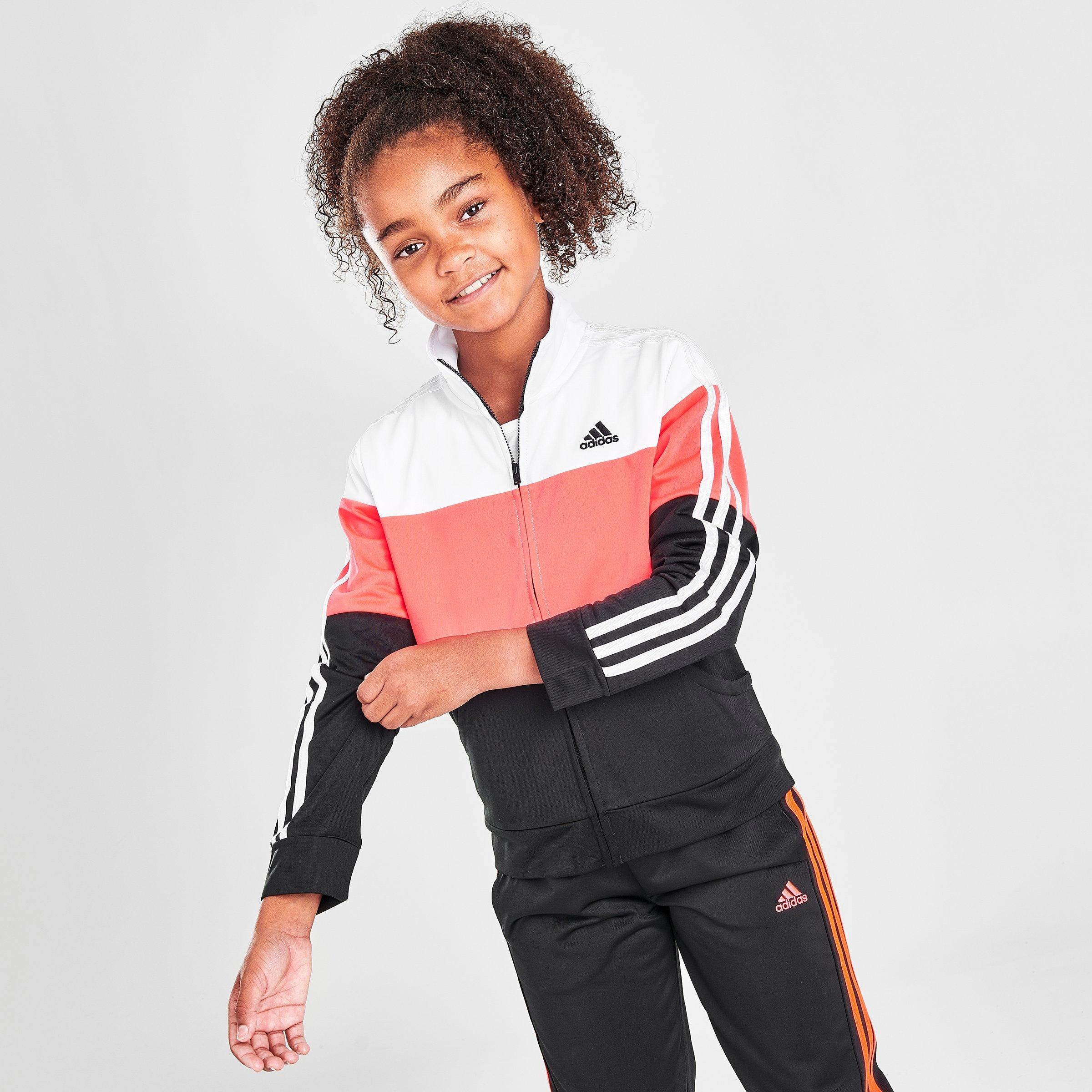 Girls' adidas Tricot Colorblock Track 