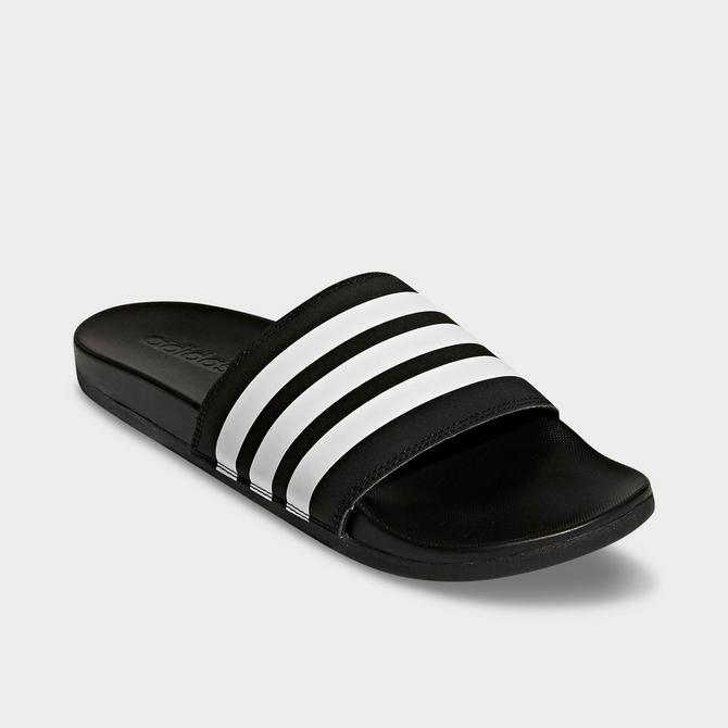 Men's adidas Adilette Cloudfoam Plus Slide Sandals Finish Line