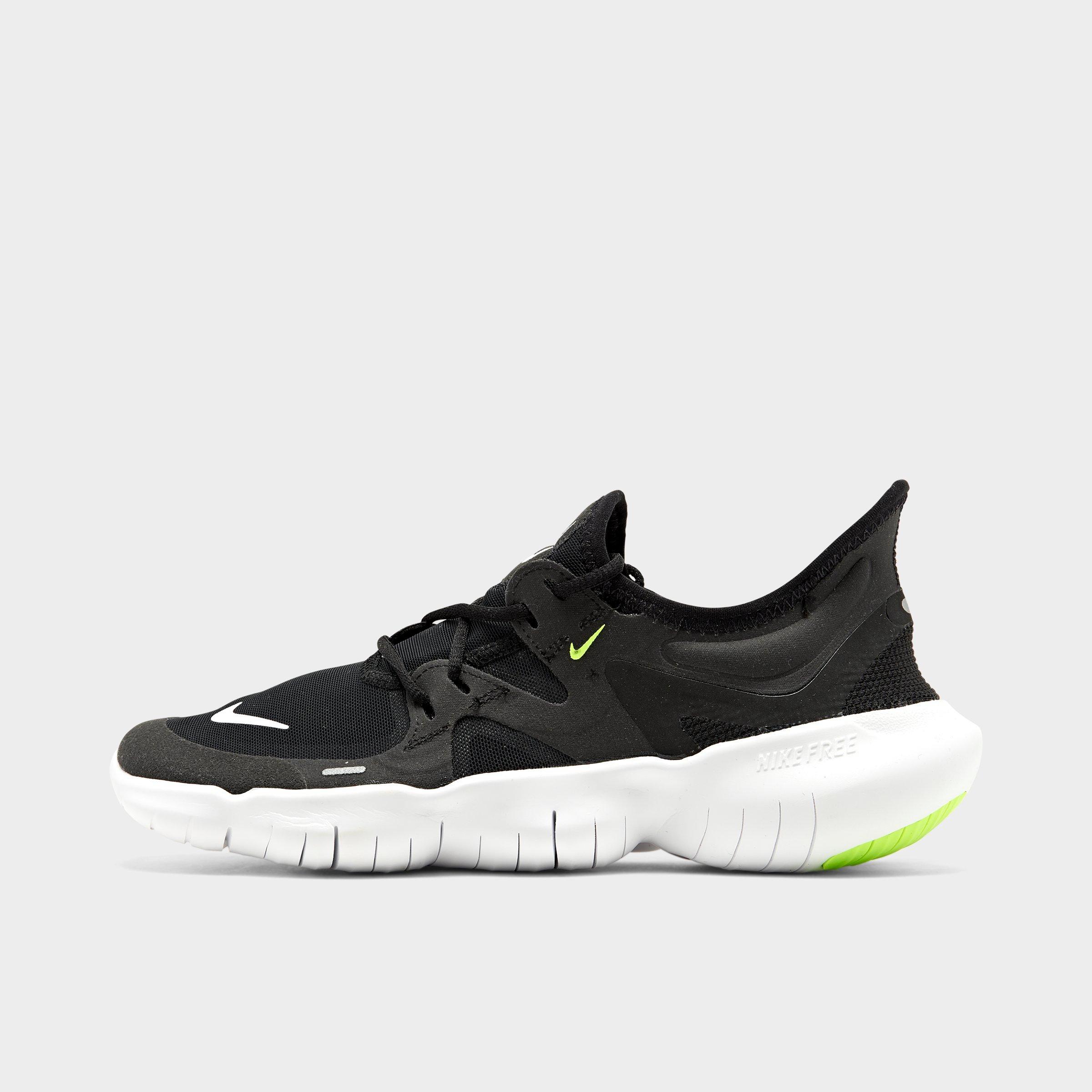 nike free run black white