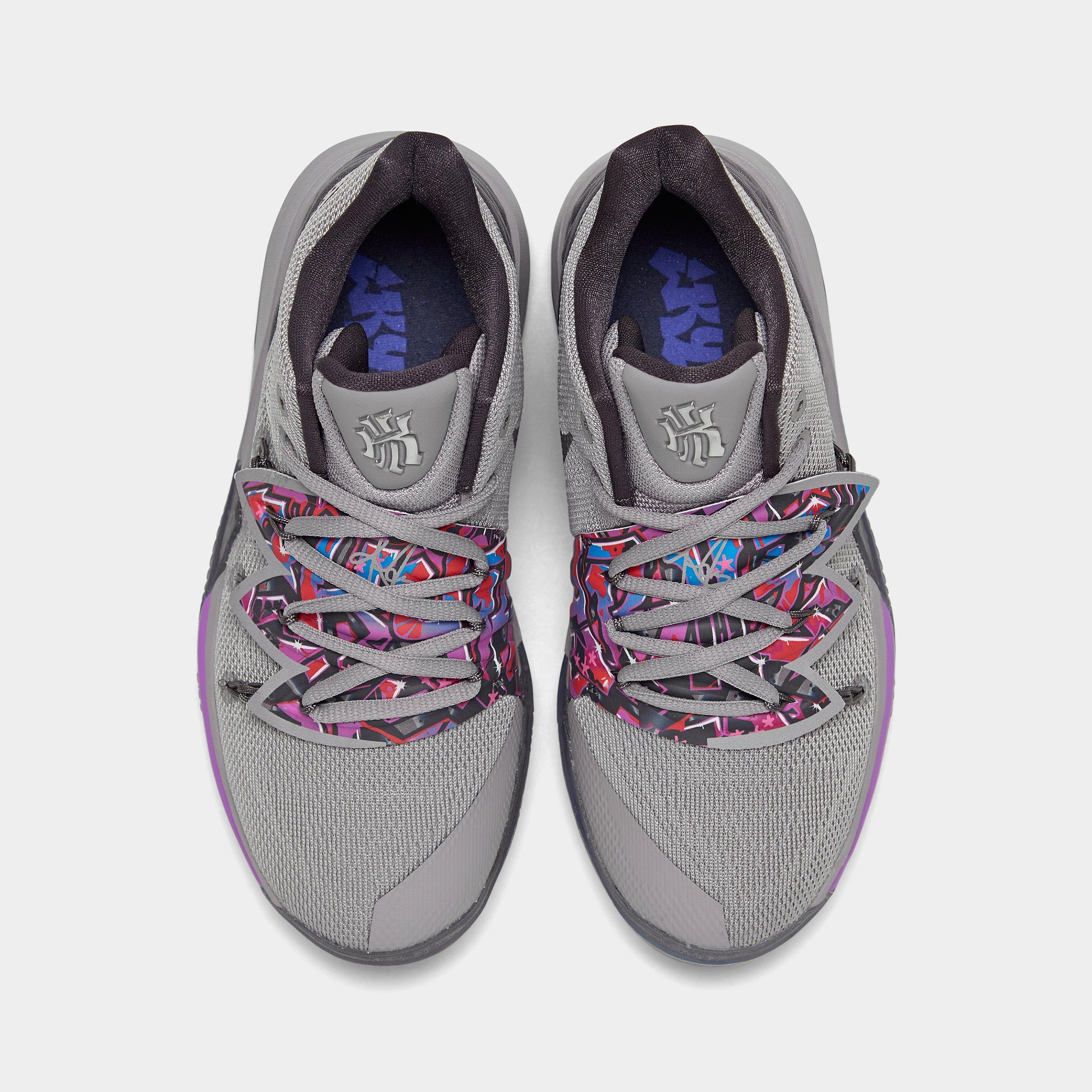 NIKE KYRIE 5 'FRIENDS' BLACK WHITE BRIGHT CRIMSON