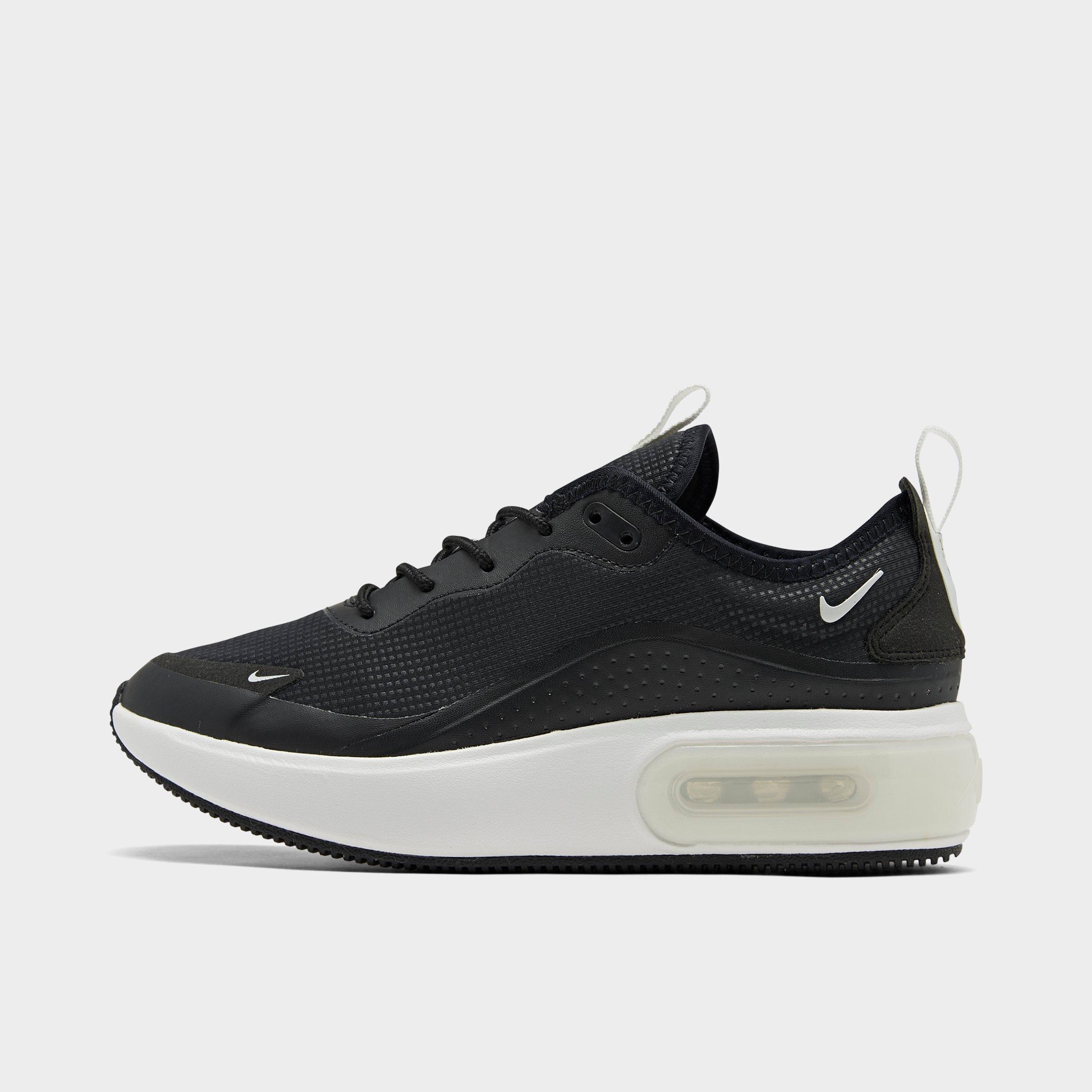 nike casual shoes black and white