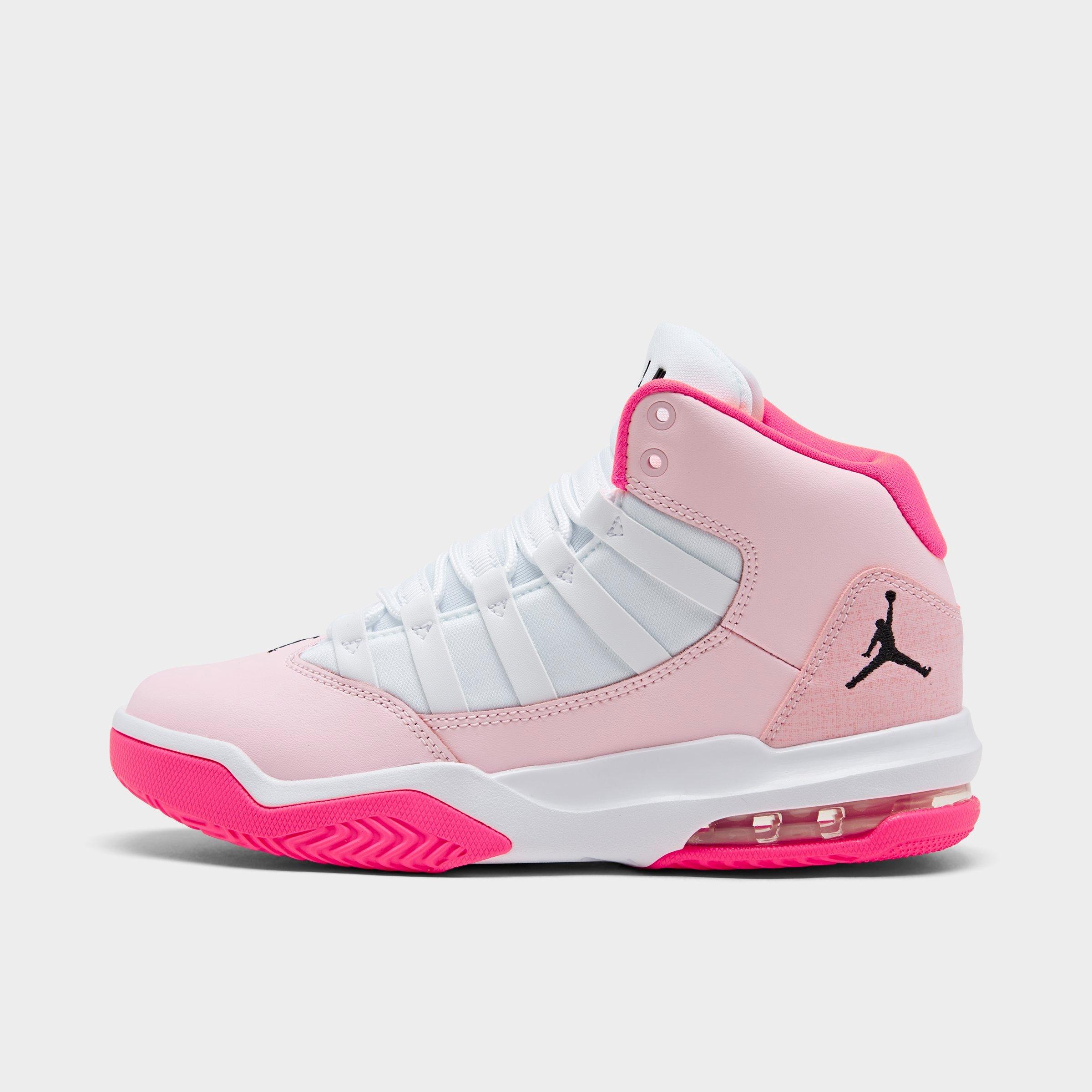 pink basketball shoes for girls
