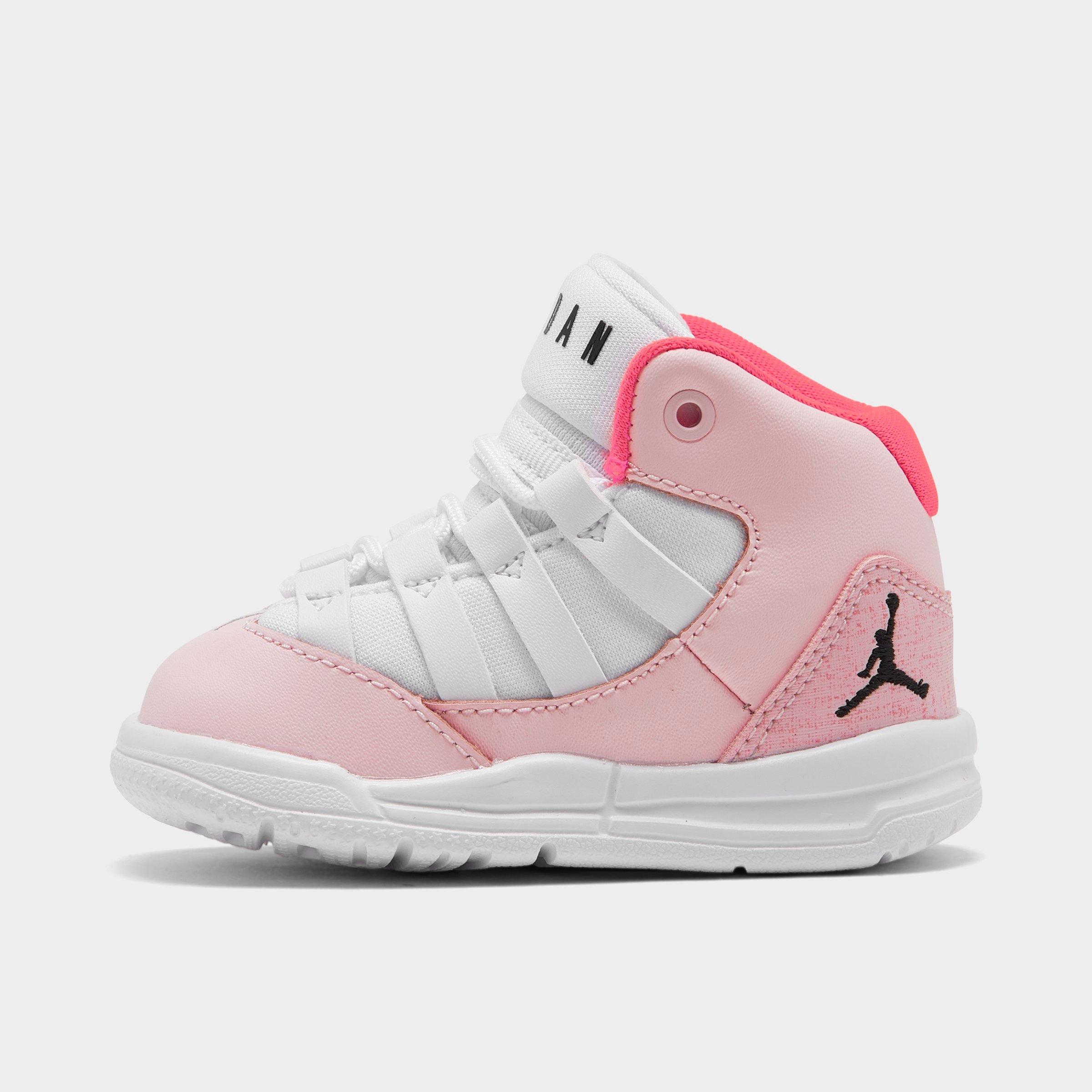 pink jordans for baby girl