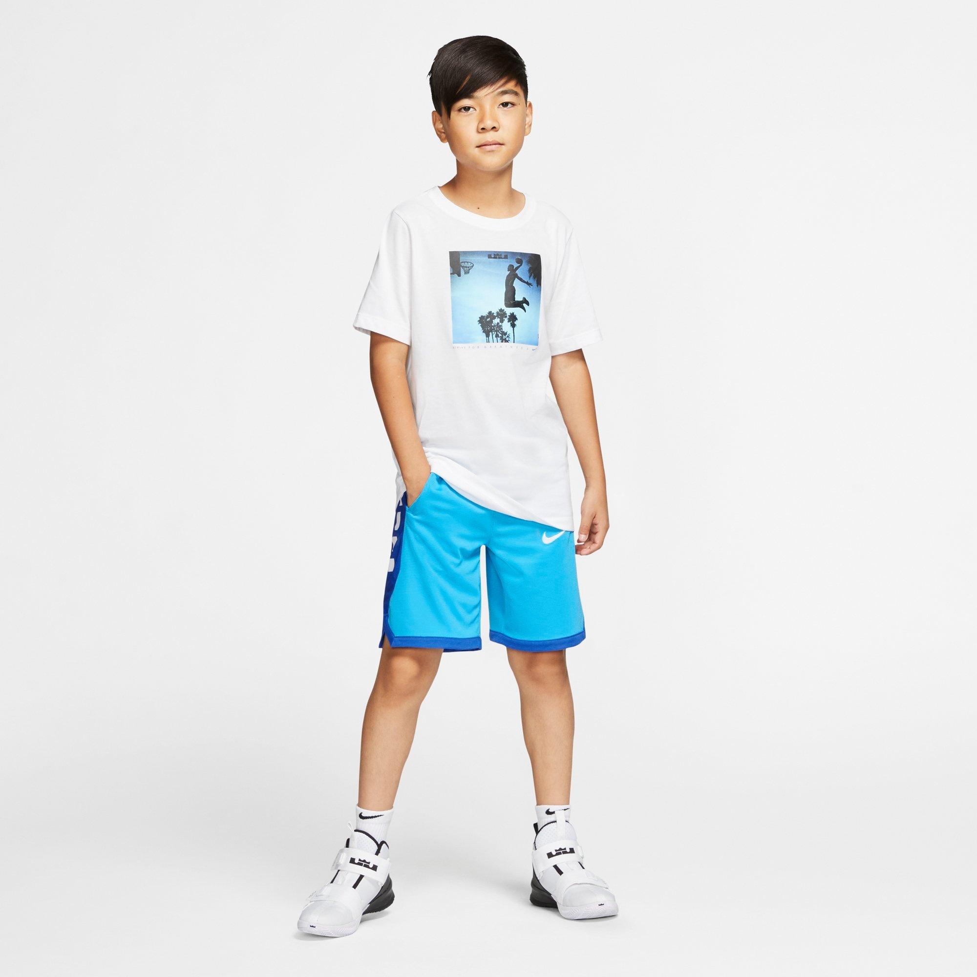 youth nike fleece shorts