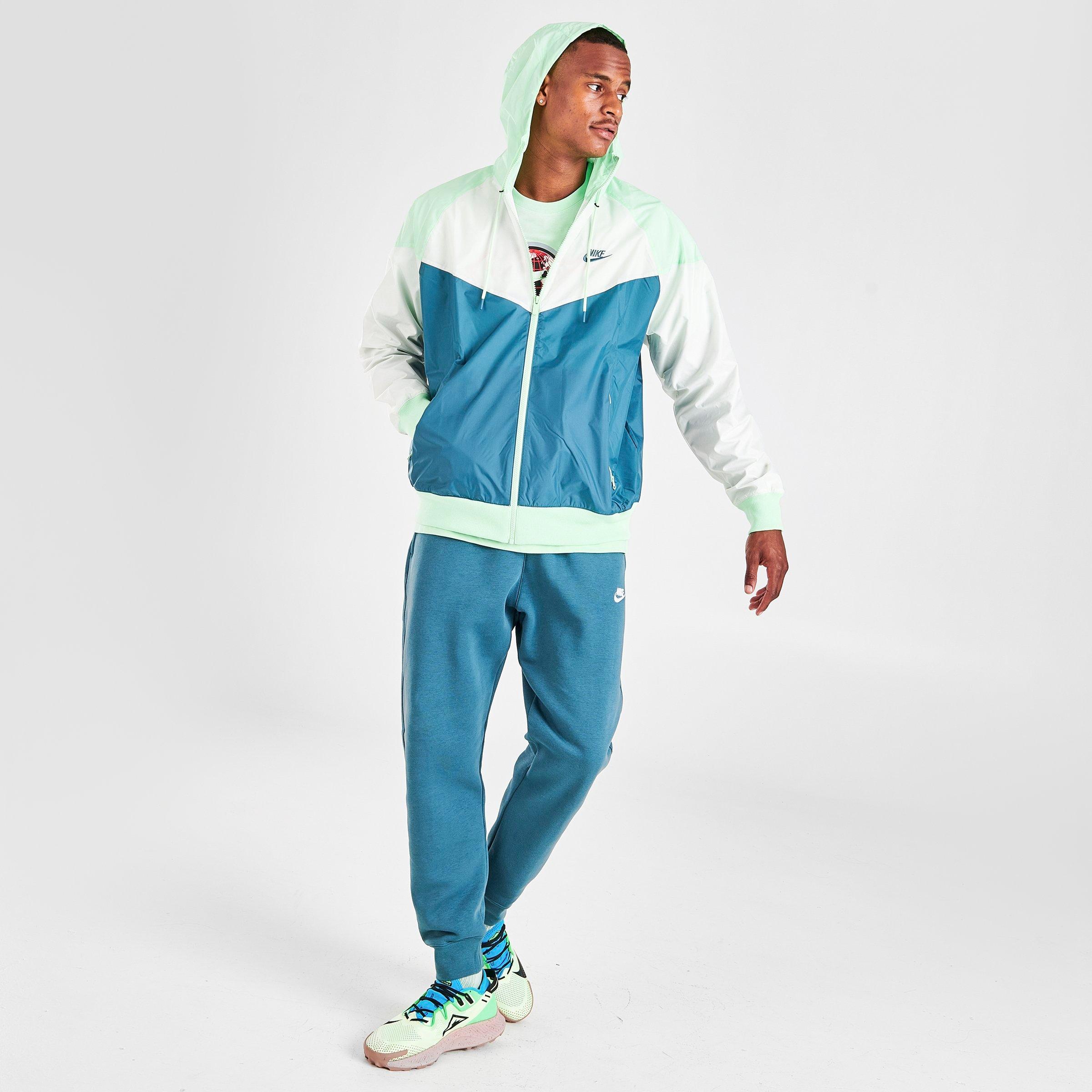 men's nike sportswear colorblock club fleece track jacket