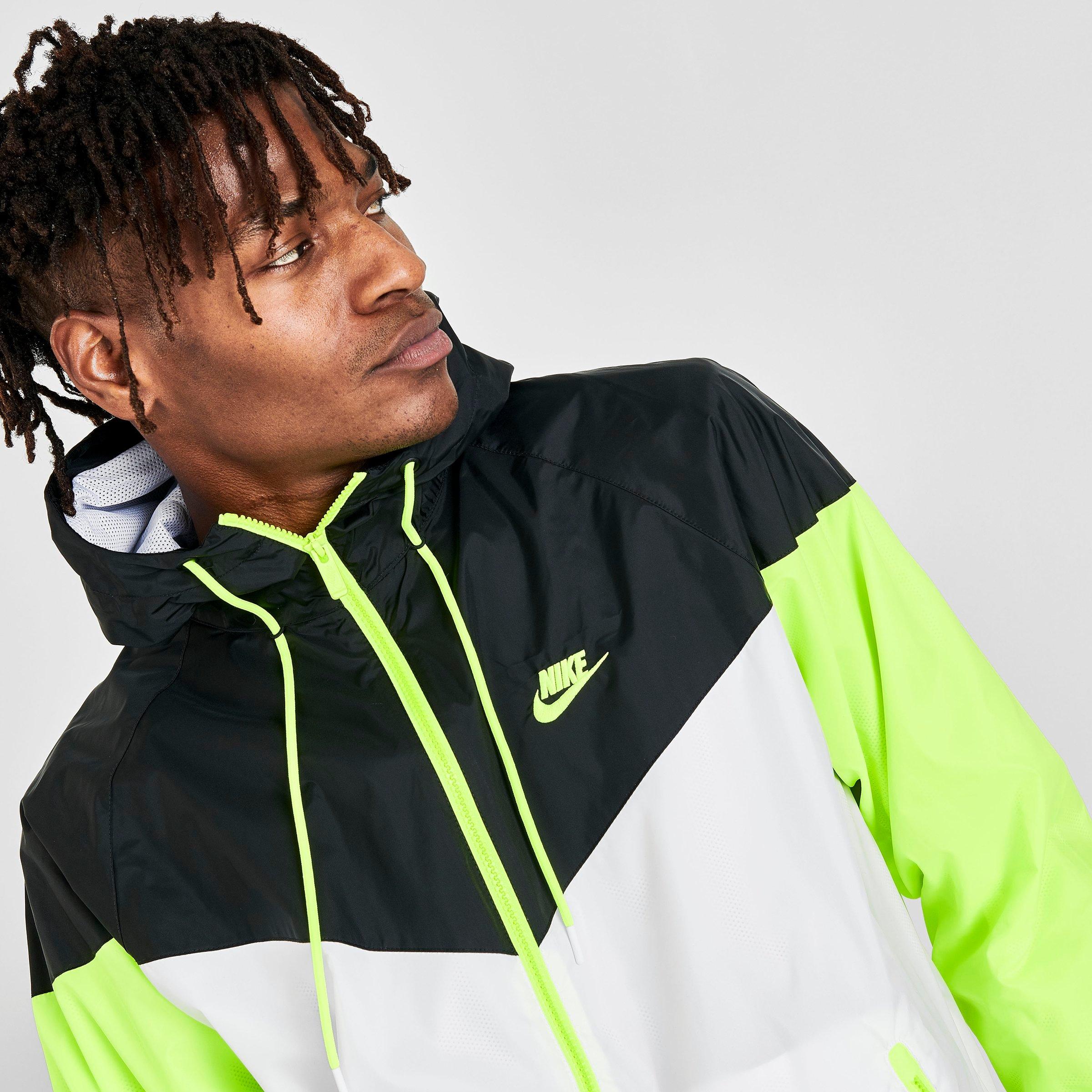 men's nike sportswear colorblock windrunner hooded jacket