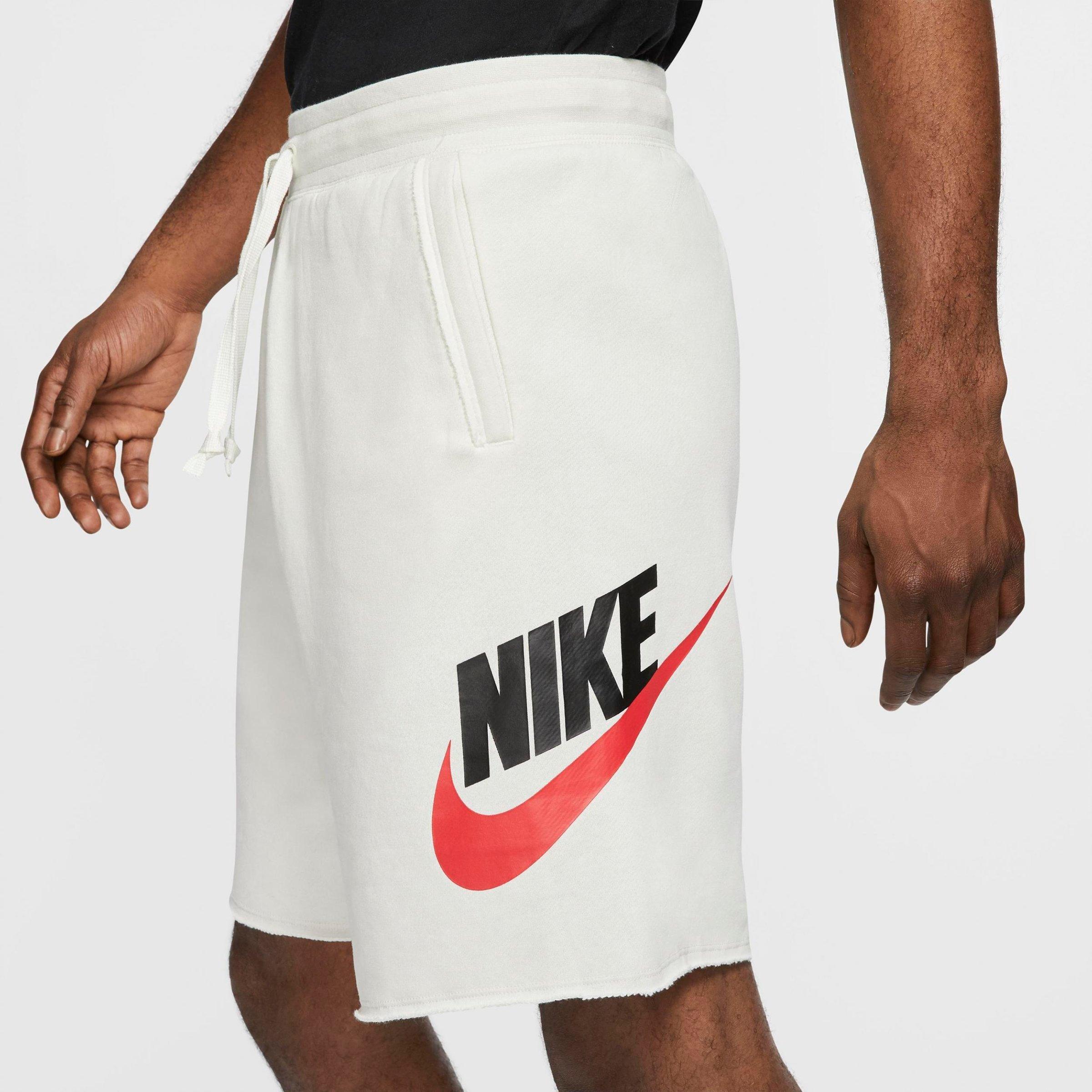 nike sweatpant shorts