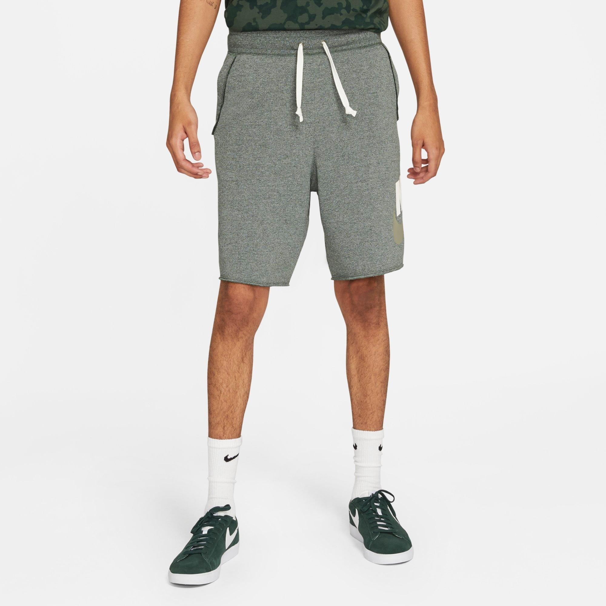 nike alumni shorts grey