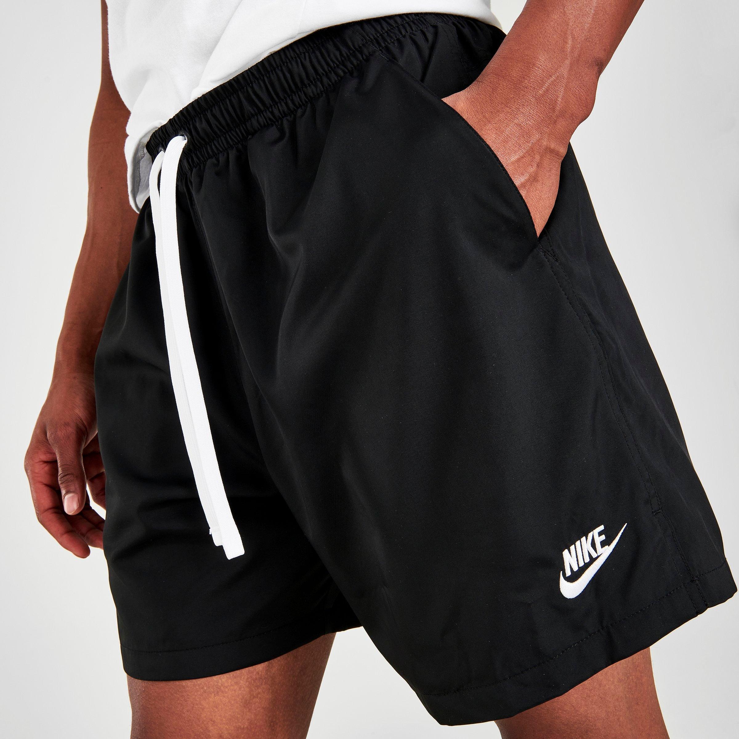 nike club essentials woven shorts in black