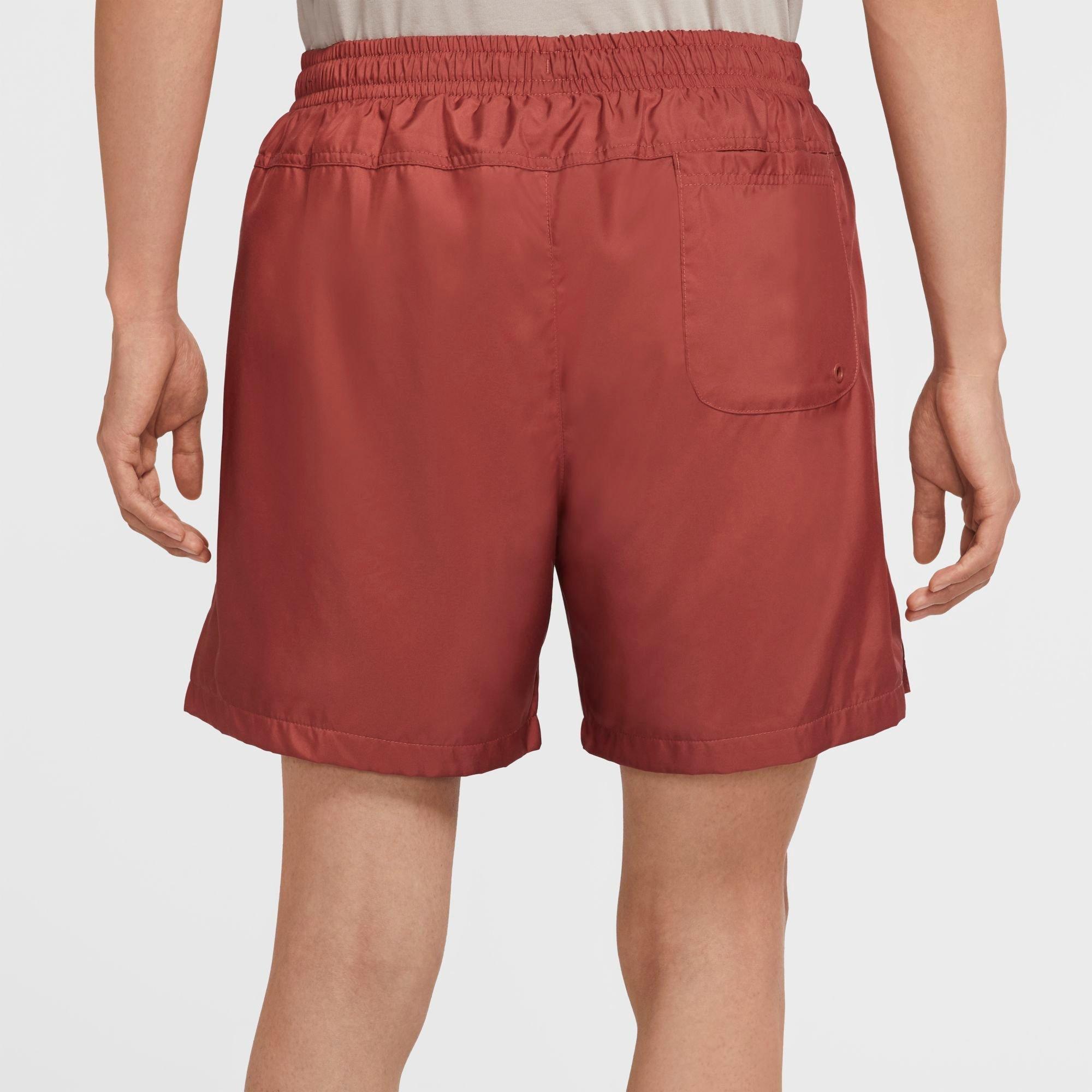 red nike sportswear shorts