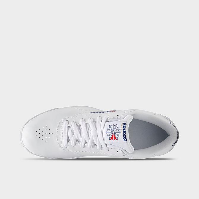 Back view of Men's Reebok Exofit Lo Clean Logo INT Casual Shoes in White/Royal Blue/Royal Blue Click to zoom