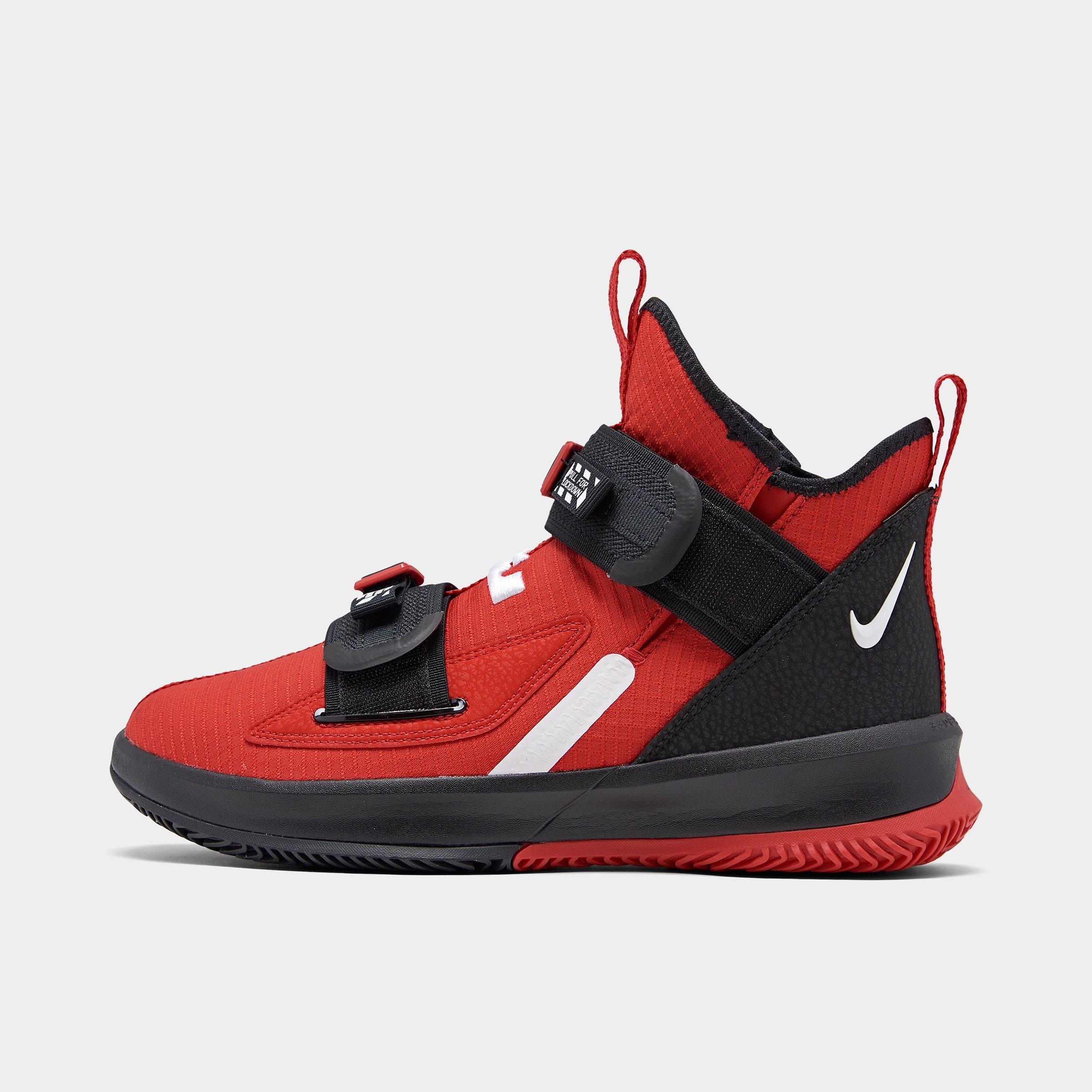 red lebron shoes