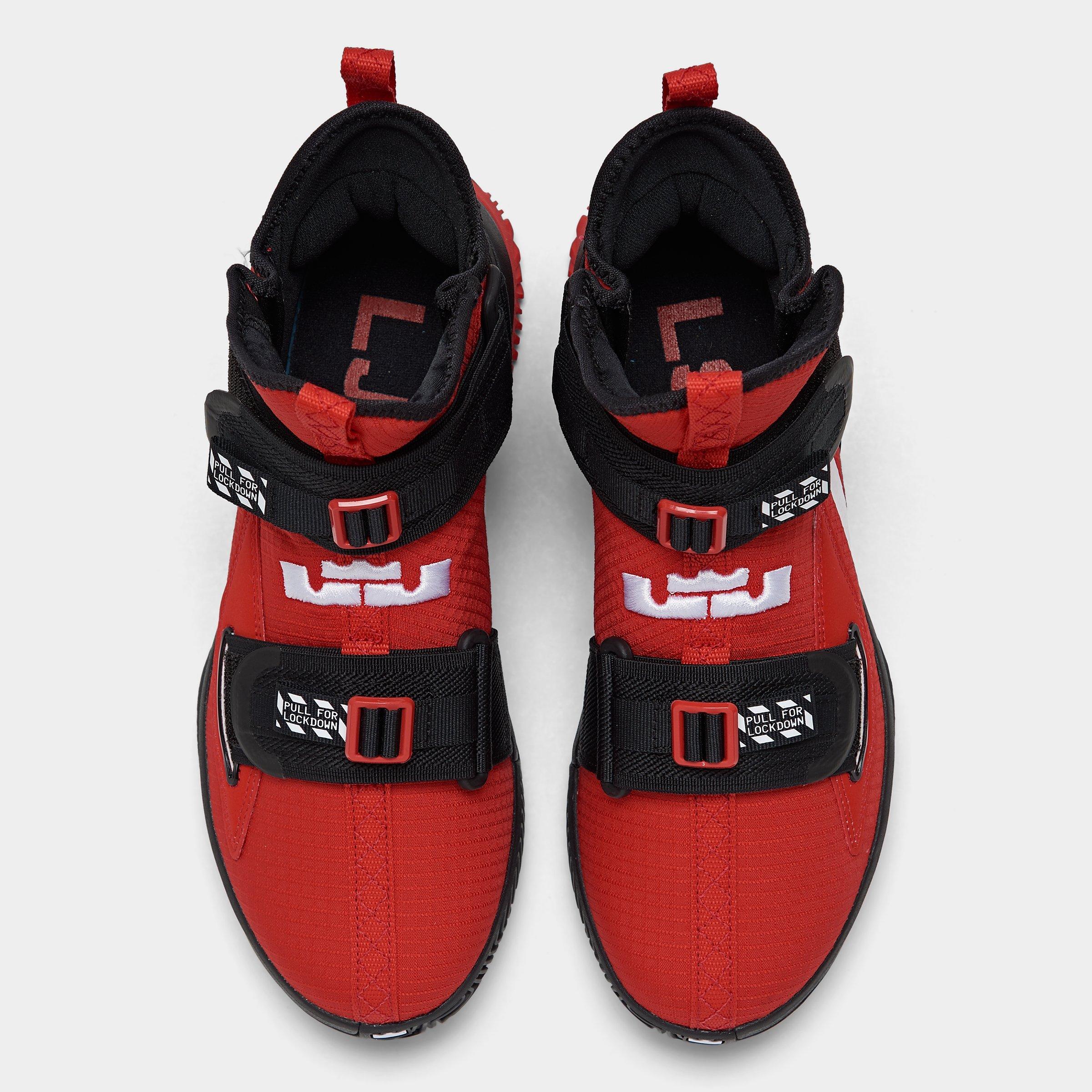 lebron soldier 13 black and red