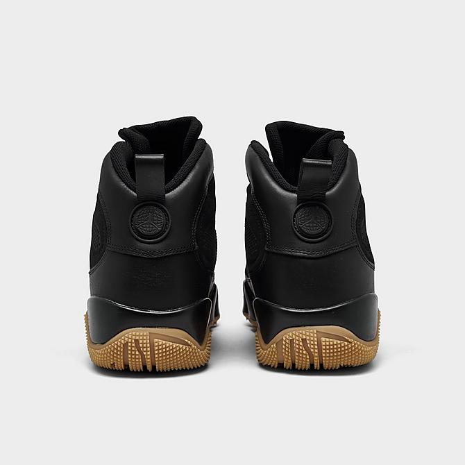 Left view of Men's Air Jordan 9 Retro NRG Sneakerboots in Black/Light Gum Click to zoom
