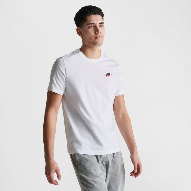 White red hotsell nike shirt