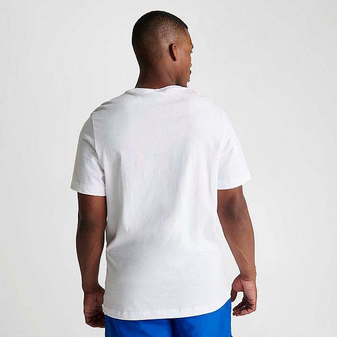 Back Right view of Nike Sportswear Club T-Shirt in White Click to zoom