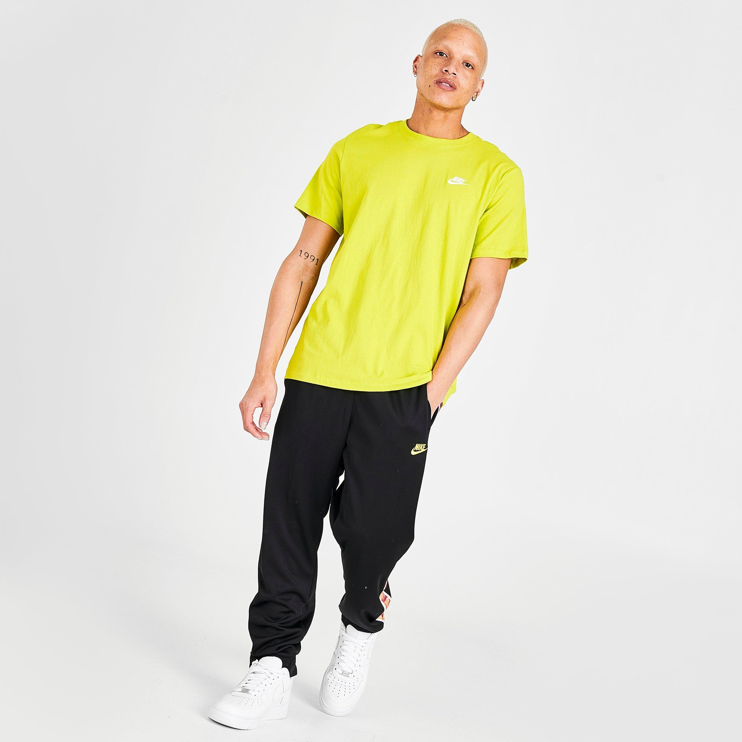 bright yellow nike shirt