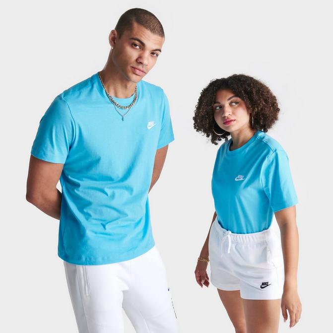 Tee-shirt Nike Sportswear bleu pour homme - Petit logo Nike