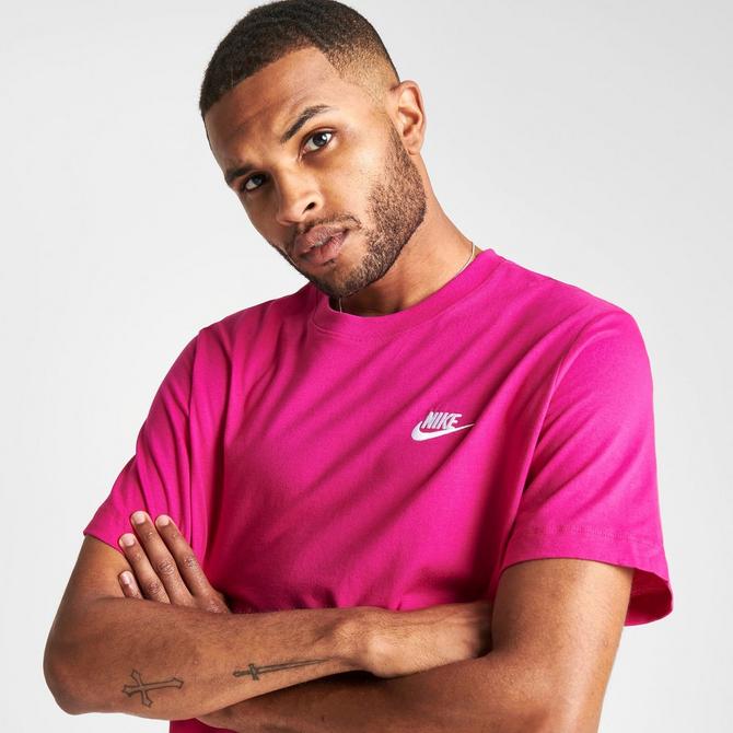 Nike Sportswear TEE - Print T-shirt - fireberry/white/pink