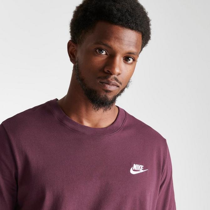 Nike maroon hot sale t shirt