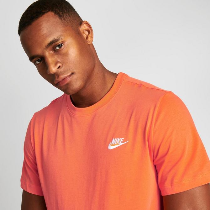 Nike neon store orange t shirt