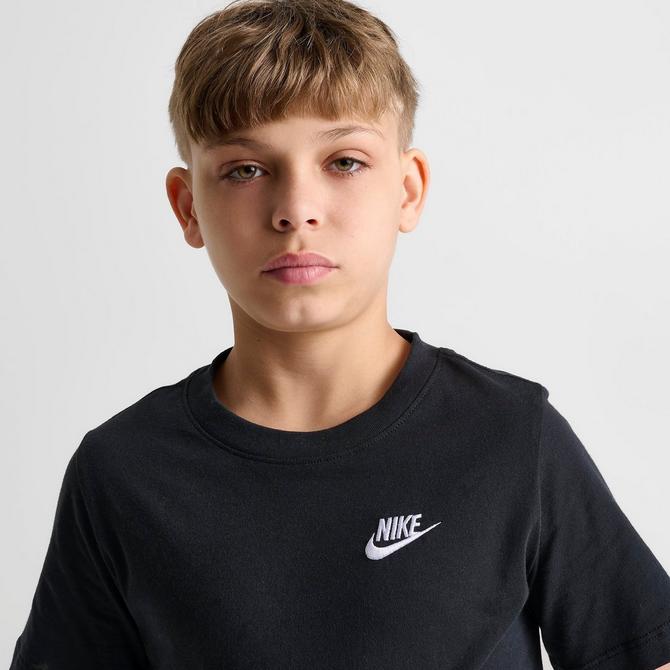 Boys white nike store tshirt