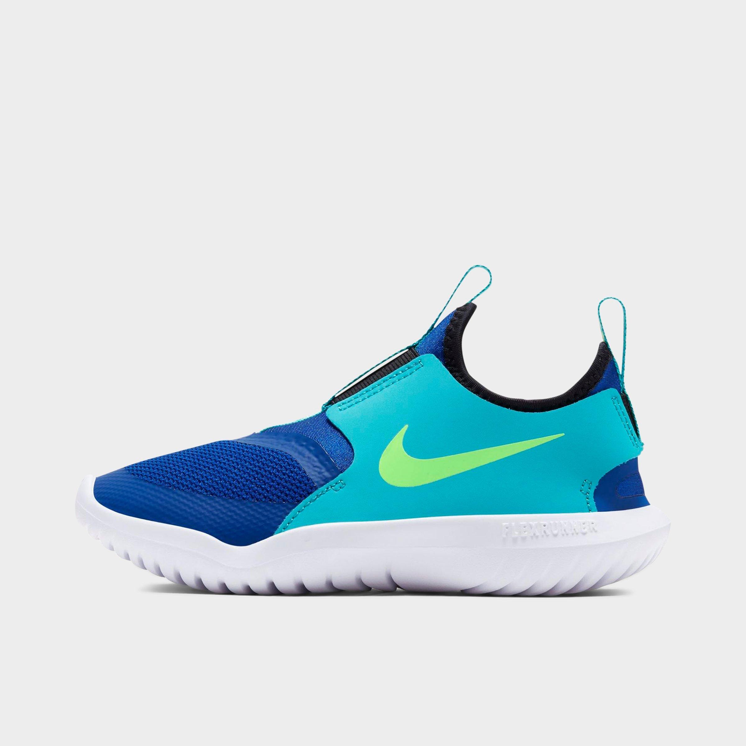 blue nike flex runner