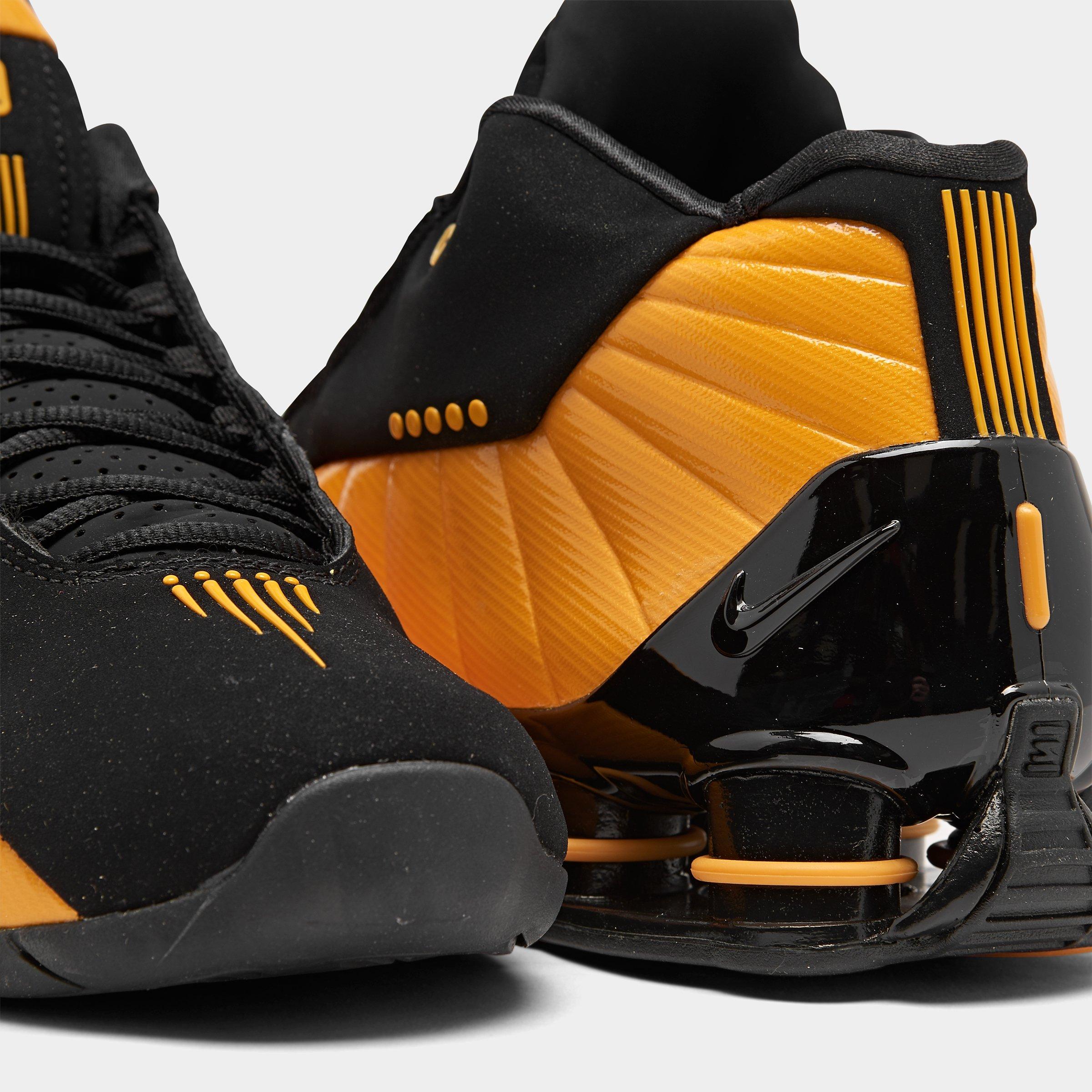 nike shox bb4 blackuniversity gold