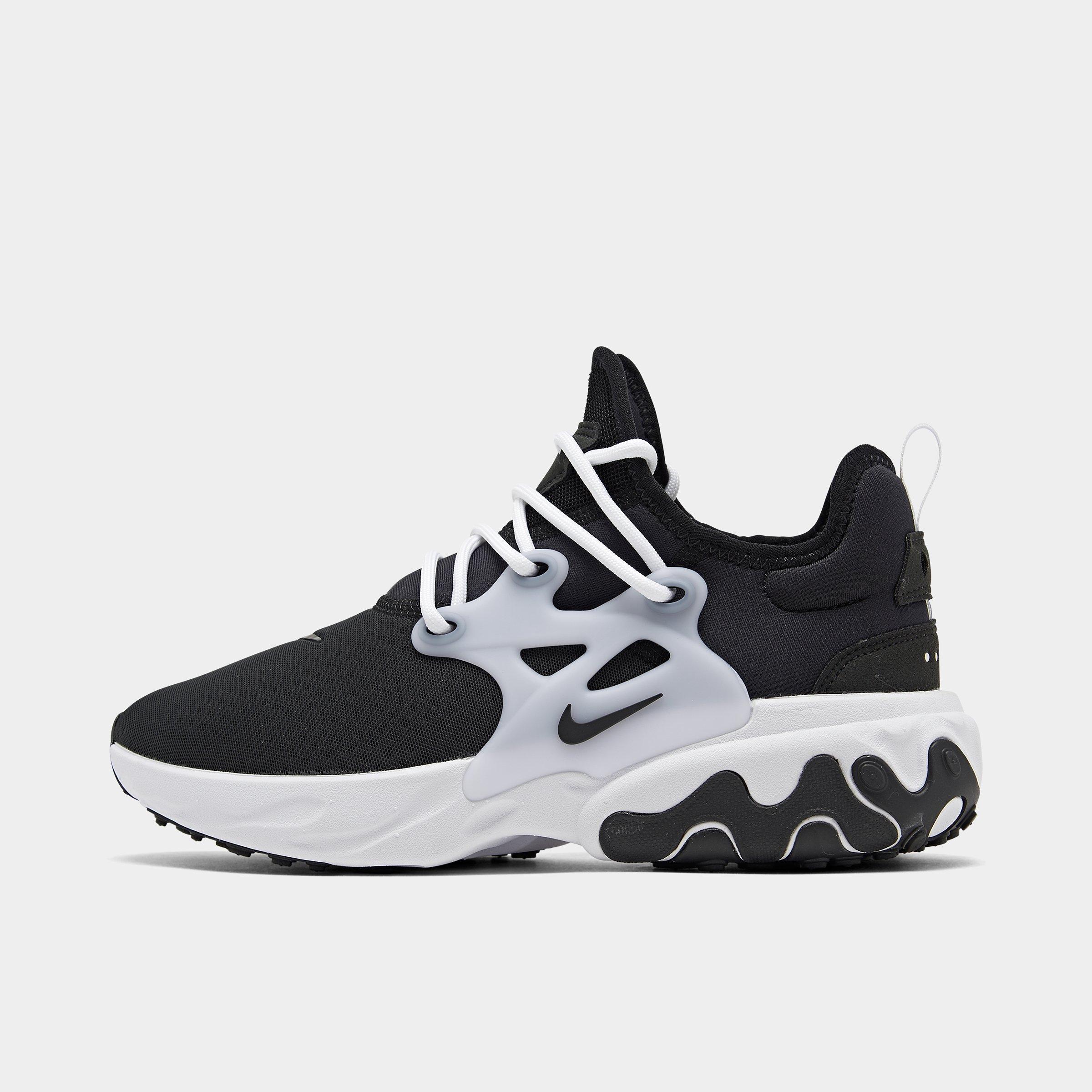 nike presto react black and white