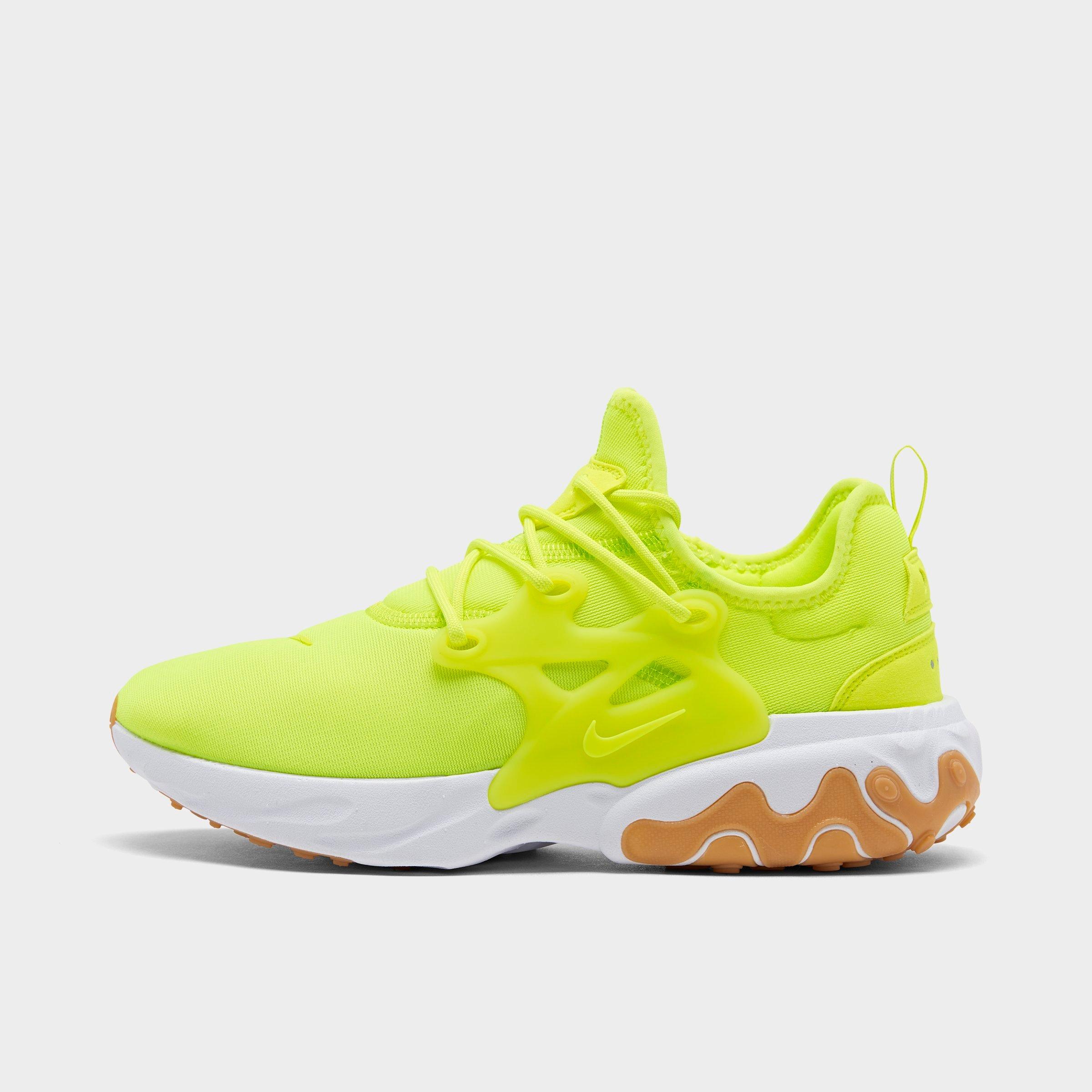 lime green nike presto