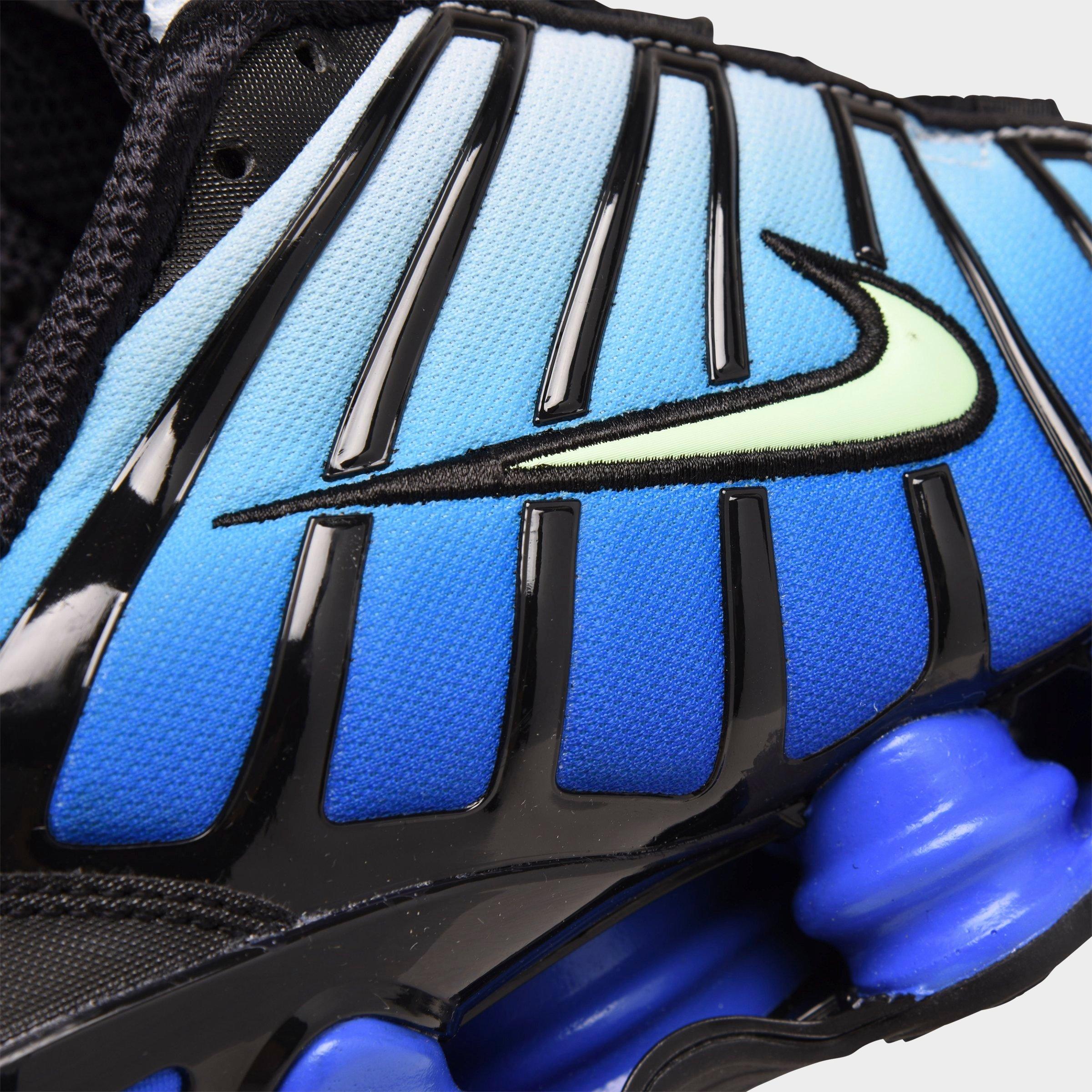 nike shox tl vapor green racer blue