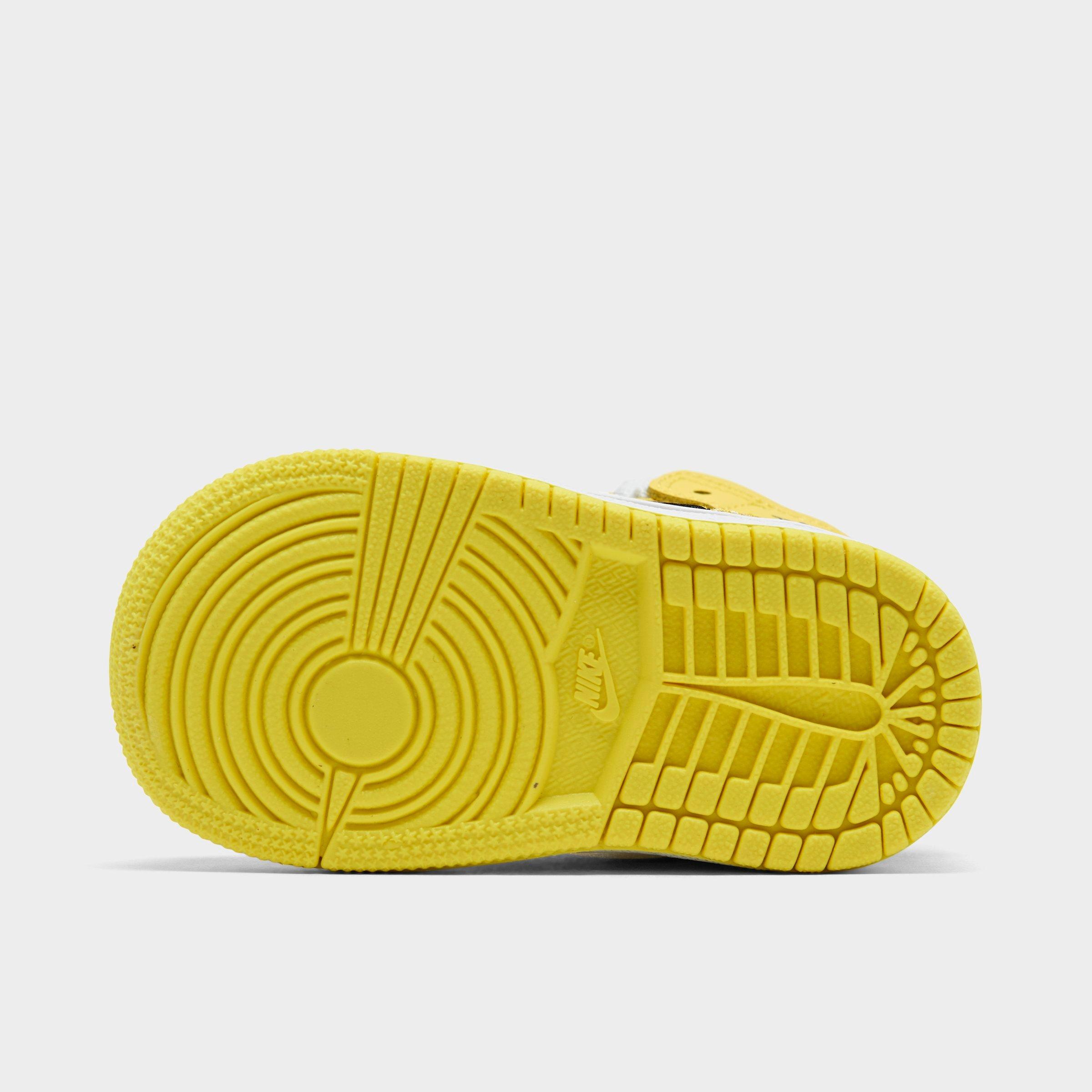 yellow and black jordan 1 toddler