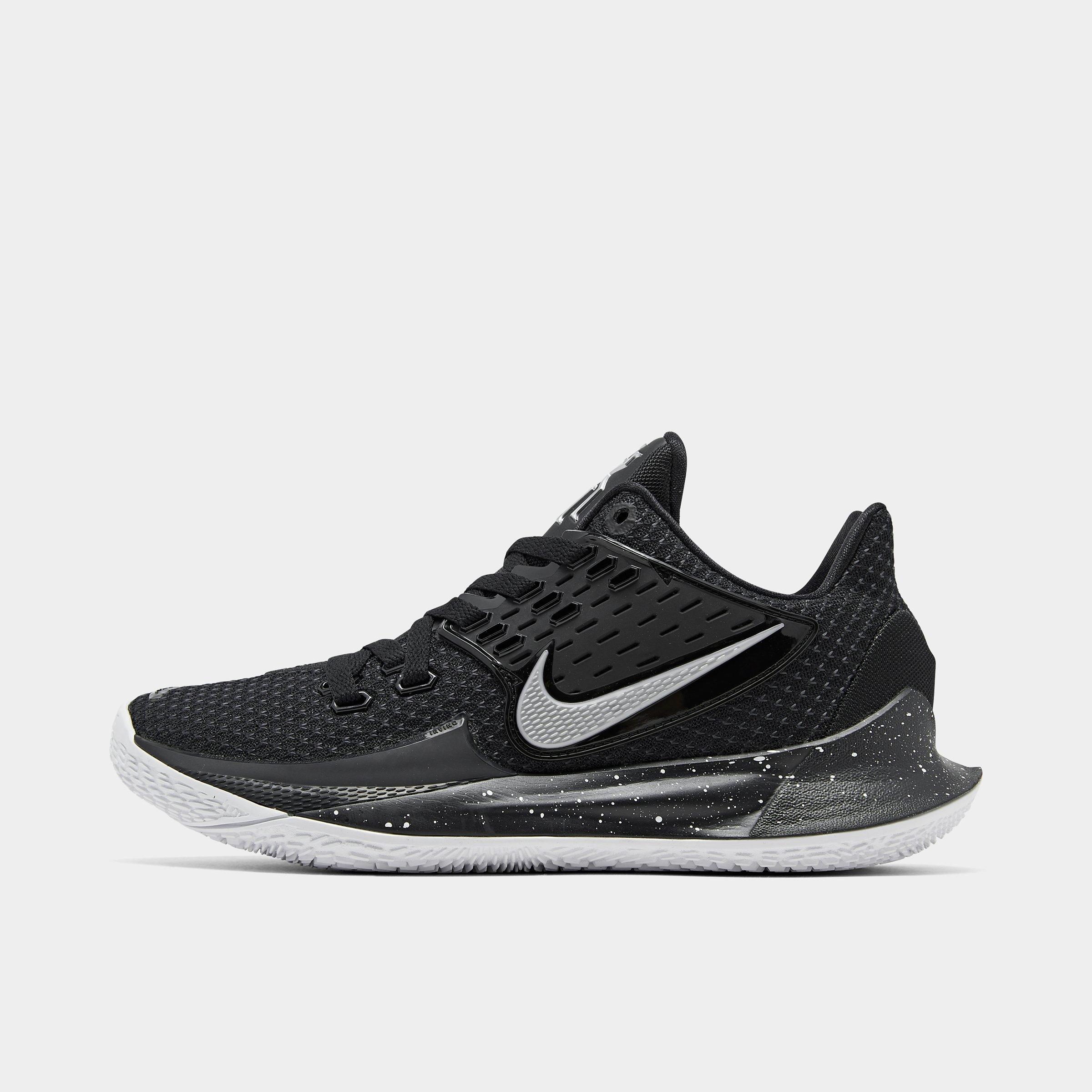 kyrie low 1 black metallic silver